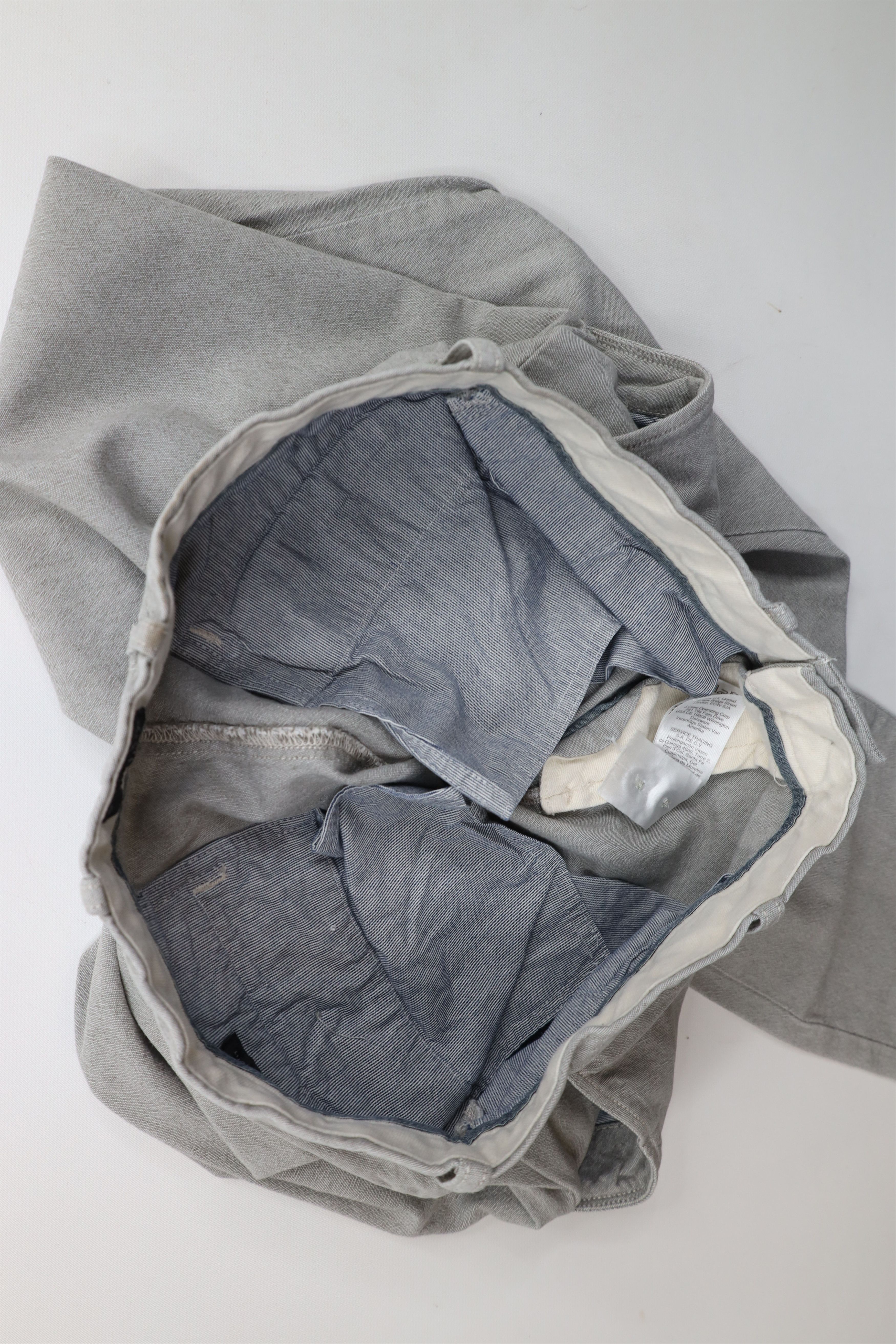J.Crew × Vintage J Crew Stretch 770 Straight Leg Chino Pants Trousers Gray Size US 31 - 10 Thumbnail