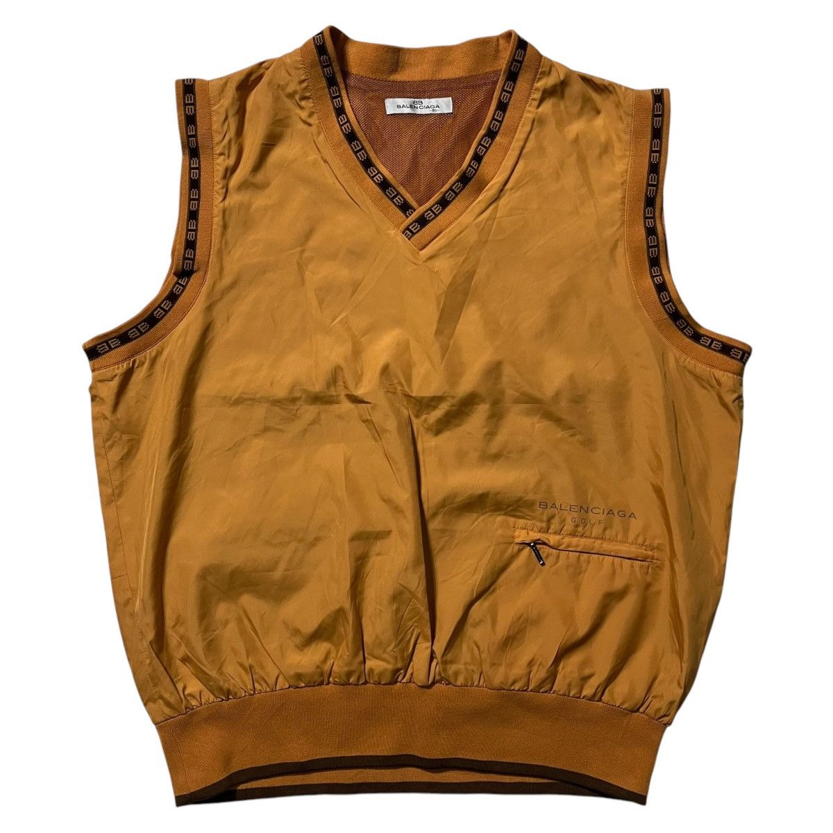 Balenciaga × Vintage Vintage Balenciaga Vneck Logo Vest Size US L / EU 52-54 / 3 - 1 Thumbnail