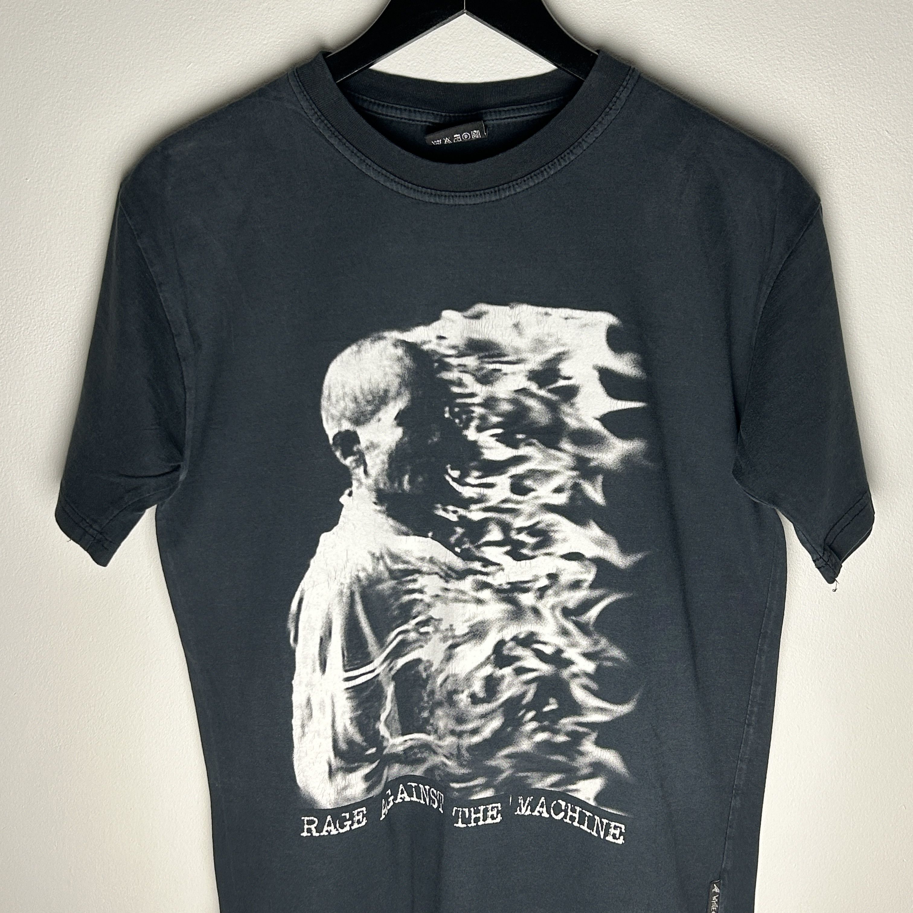 Band Tees Vintage Rage Against The Machine Burning Monk Band T-shirt Size US L / EU 52-54 / 3 - 3 Thumbnail