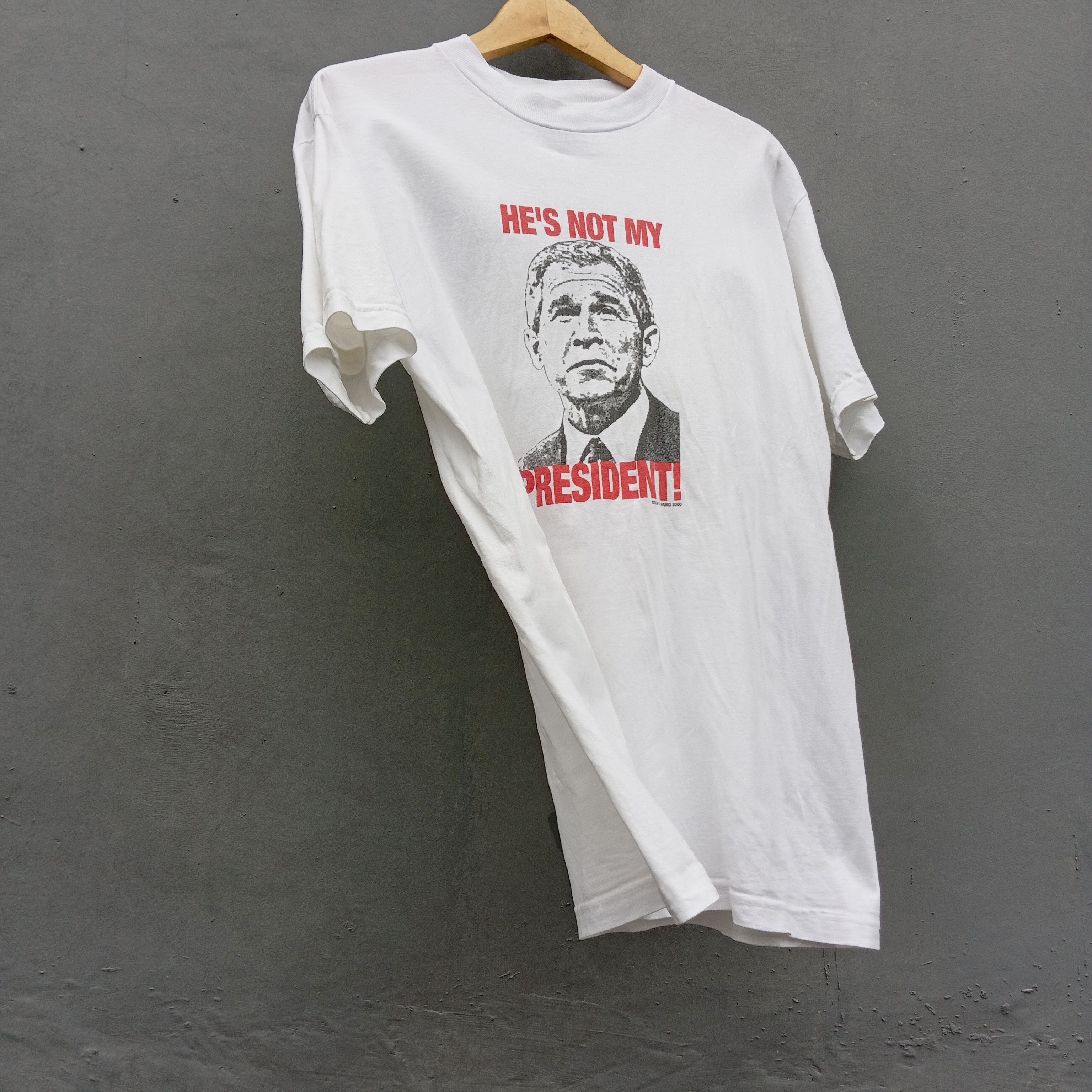 Other Y2K panic attack vintage George H. W. Bush t shirt Size US M / EU 48-50 / 2 - 5 Thumbnail
