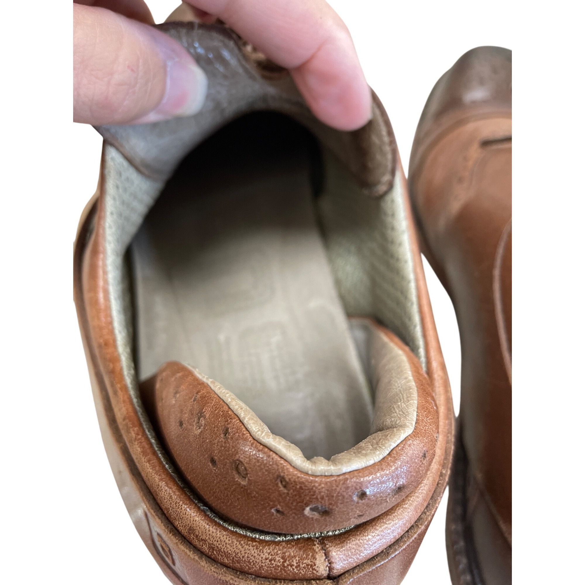 TSUBO Tsubo Mens Brown Leather Cap Toe Oxford Dress Shoes Size 12 Size US 12 / EU 45 - 17 Thumbnail