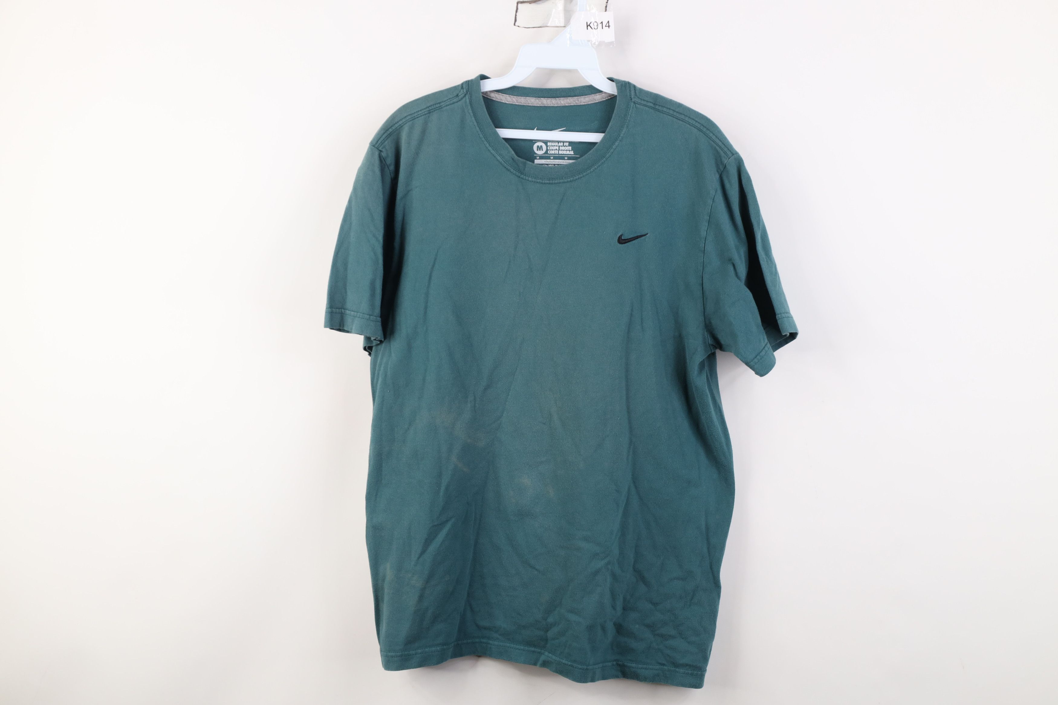 Nike Vintage Nike Travis Scott Mini Swoosh T-Shirt Teal Size US M / EU 48-50 / 2 - 1 Thumbnail