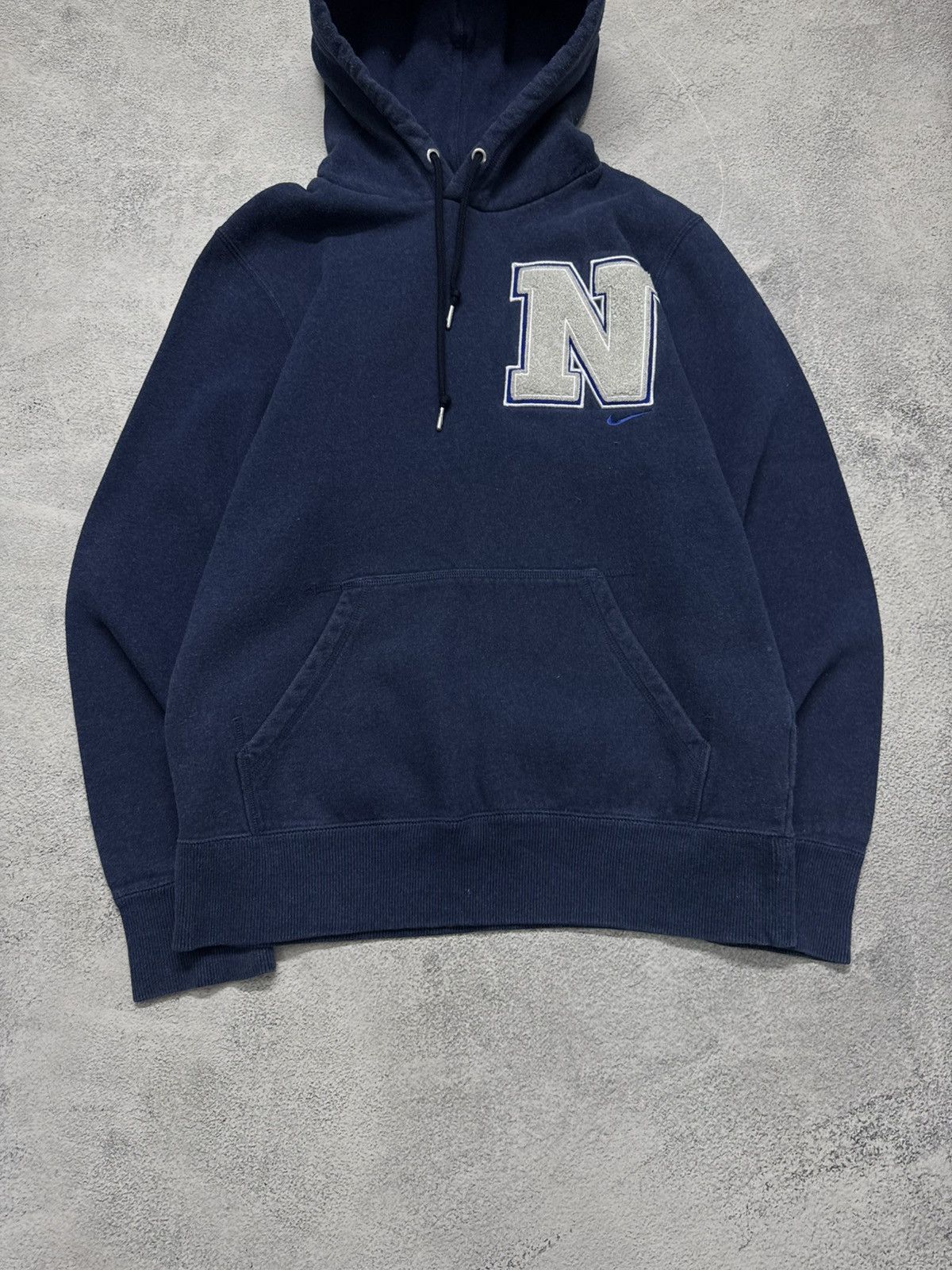 Nike Vintage Y2K Nike Big Swoosh Hoodie 00’s Size US S / EU 44-46 / 1 - 7 Thumbnail