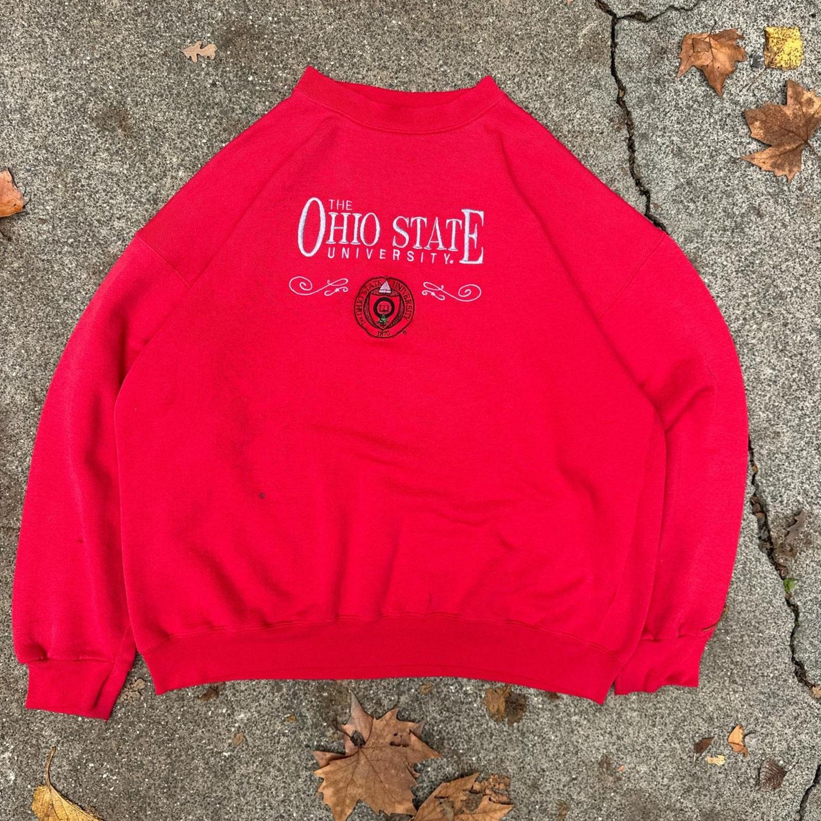 Logo 7 Vintage 80s Ohio State Logo 7 Crewneck — Size XL Size US XL / EU 56 / 4 - 1 Thumbnail