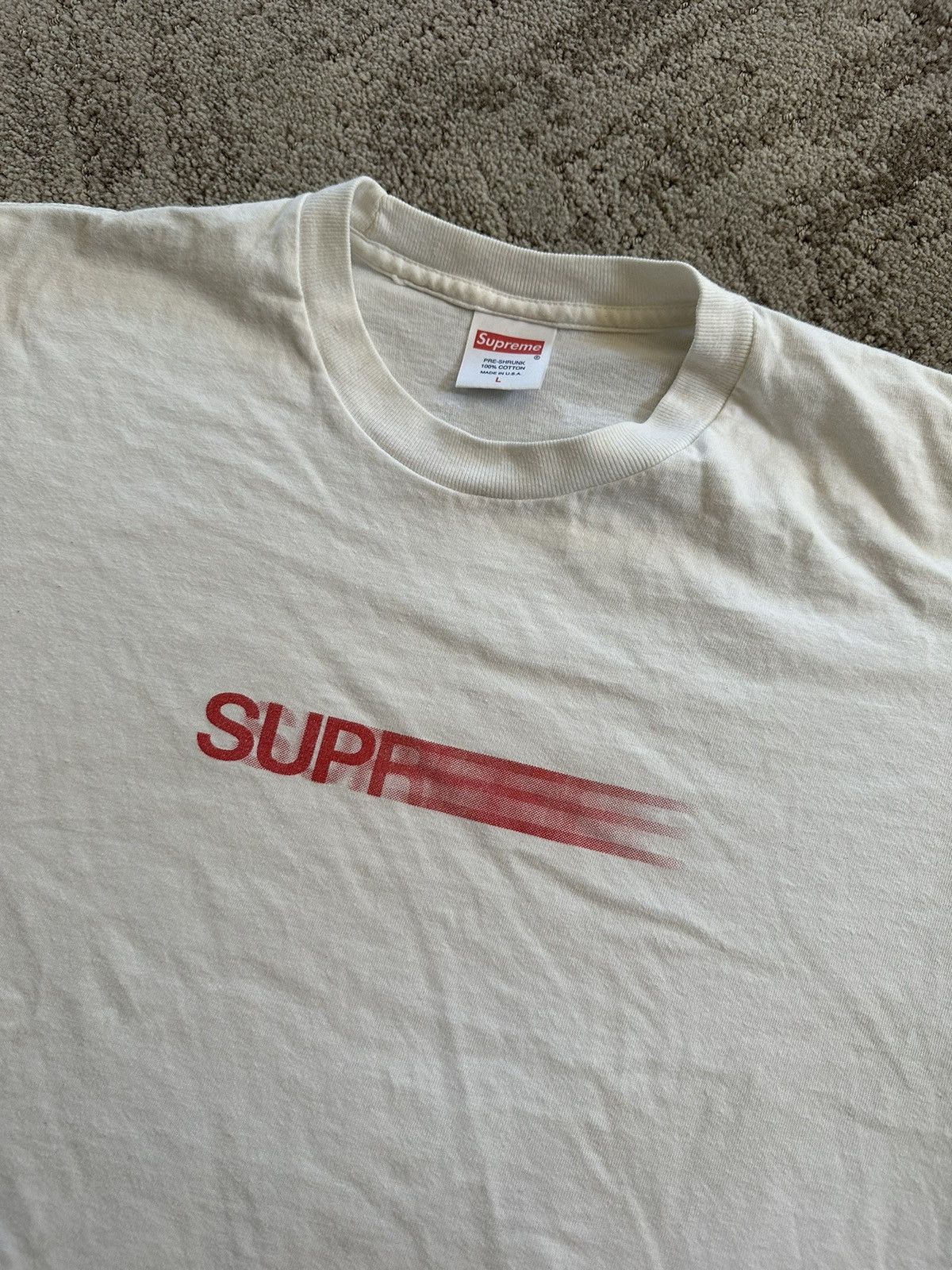 Supreme Supreme motion logo OG RELEASE Size US L / EU 52-54 / 3 - 2 Thumbnail