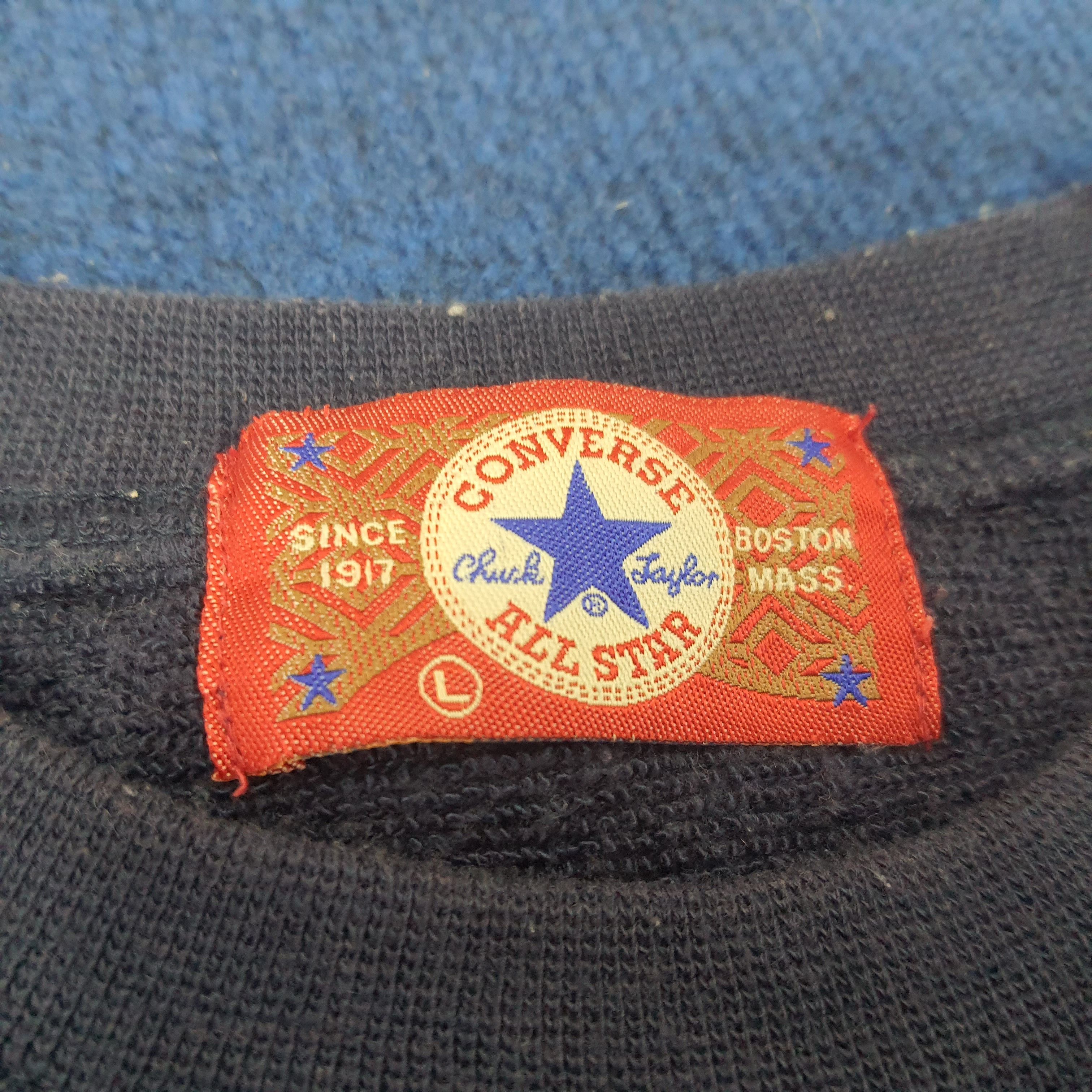 Converse Vintage Converse Boston Mass USA Chuck Taylor Sweatshirt Size US L / EU 52-54 / 3 - 4 Thumbnail