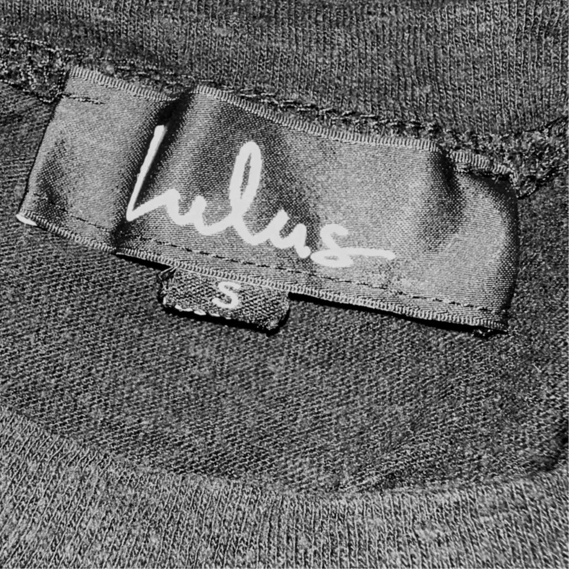 Designer Lulus Distressed Acid Thrashed Black Tee Size S / US 4 / IT 40 - 8 Thumbnail