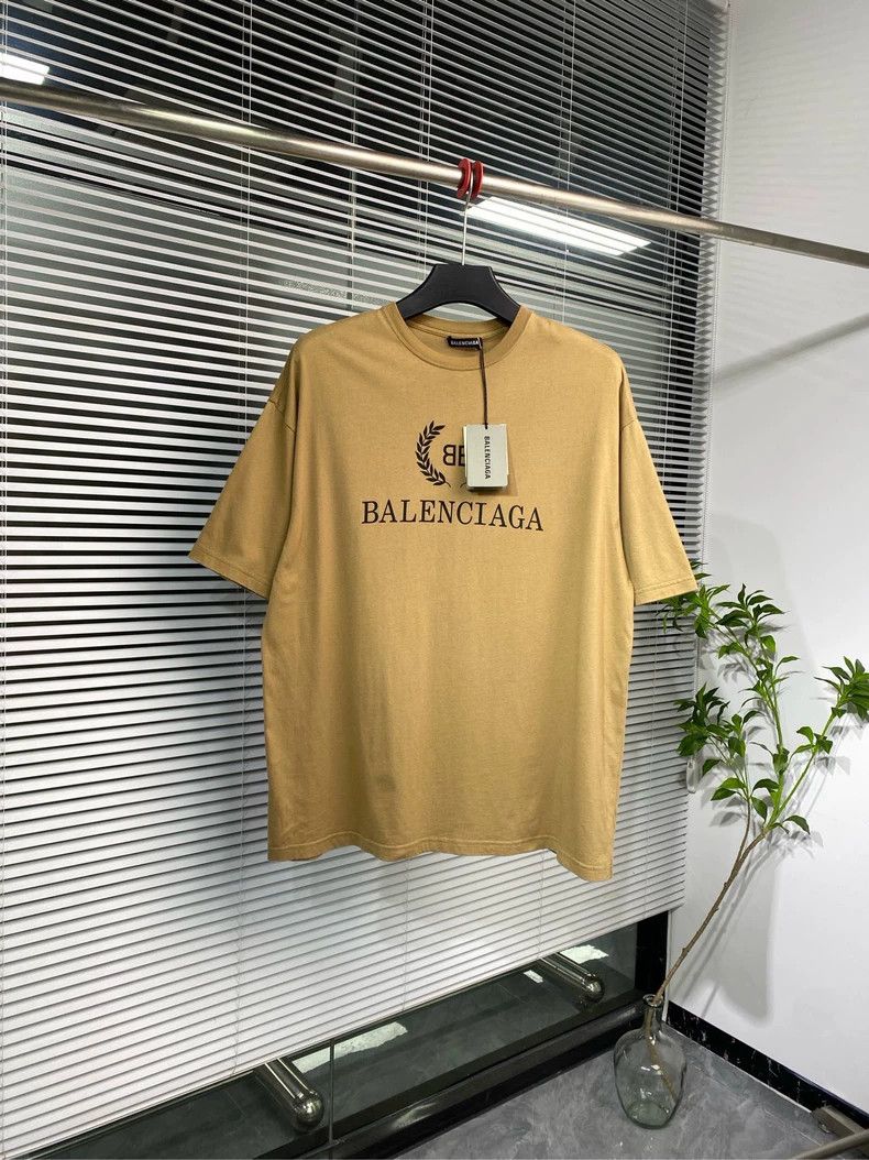 Balenciaga Balenciaga Double-B wheat-ear letter printed logo short sle Size US S / EU 44-46 / 1 - 1 Thumbnail