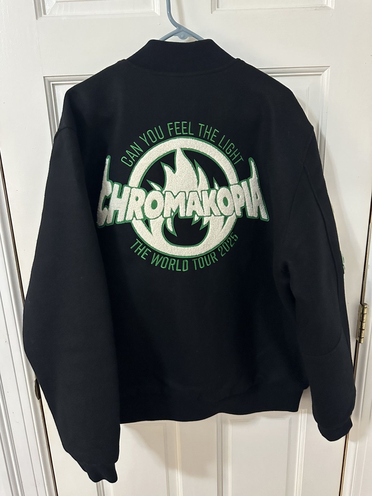 Tyler The Creator Chromakopia Varsity Jacket Black Golf Wang