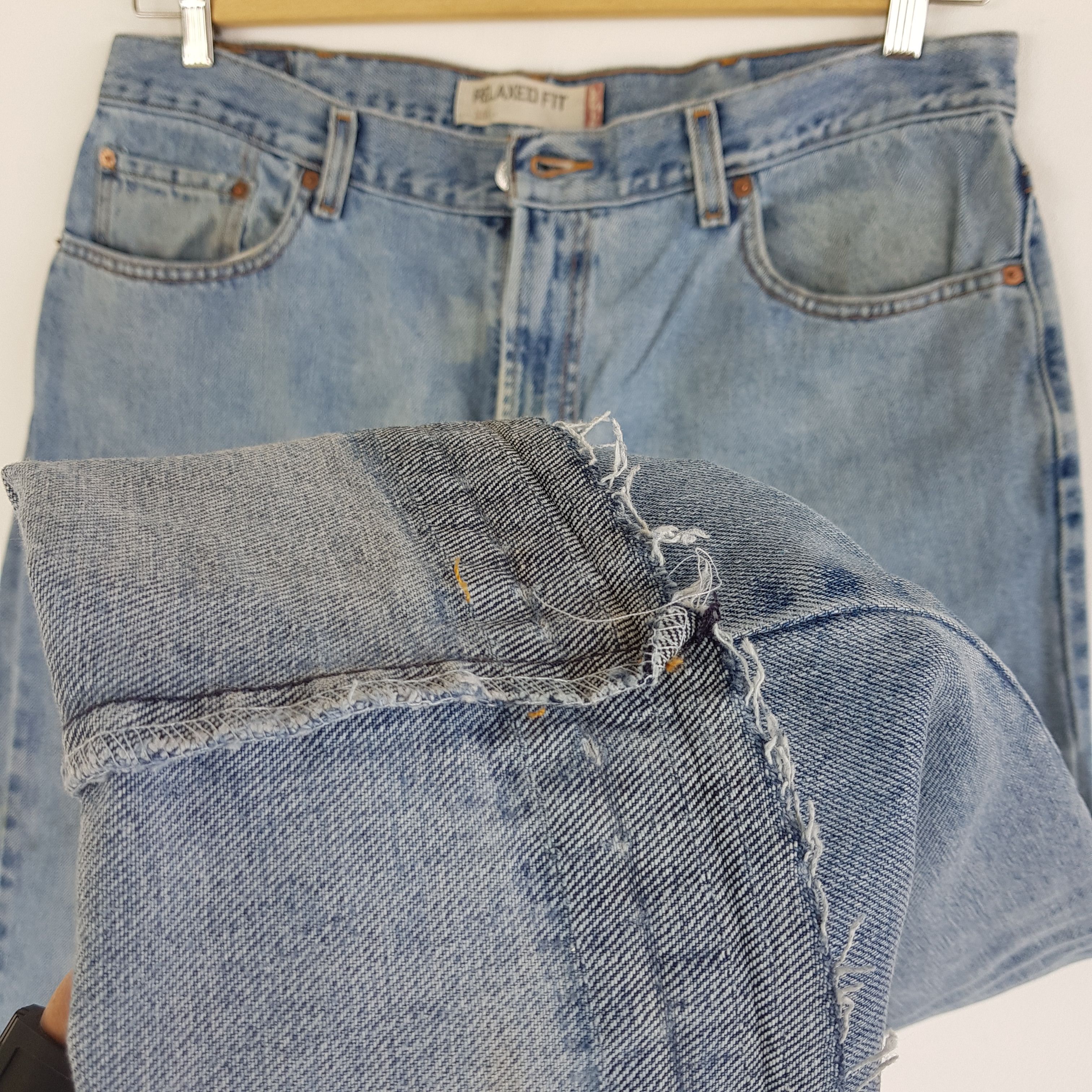 Levi's Vintage Levis 550 Jeans Released Hem Levi's Jeans Denim Size US 38 / EU 54 - 8 Thumbnail
