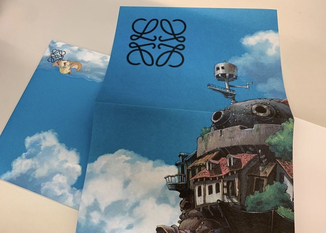 Loewe 🔥 Loewe Howl’s moving castle poster notebook stickers set Size ONE SIZE - 2 Thumbnail