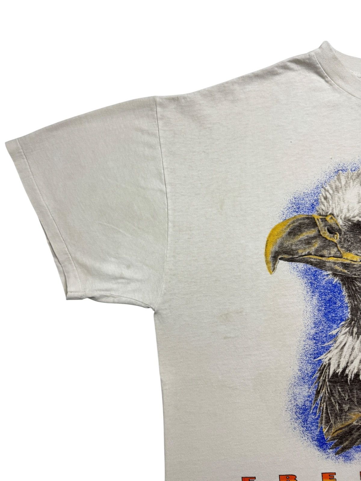 Harley Davidson Vintage 1990’s Harley Davidson Freedom of Flight Tee Shirt Size US XXL / EU 58 / 5 - 4 Thumbnail