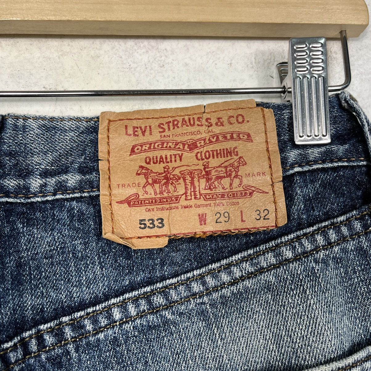 Levi's Vintage Levis 533 Distressed Denim Jeans Size US 29 - 20 Thumbnail
