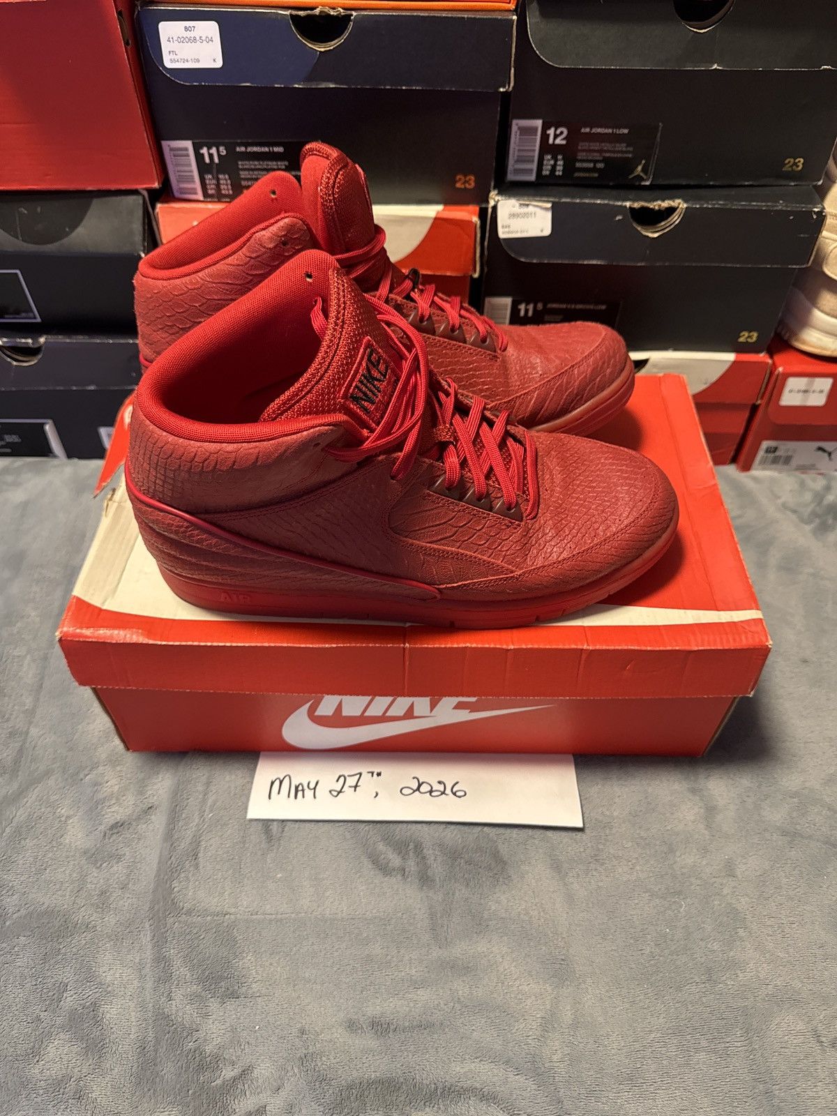 Nike Nike Air Python PRM ‘Red October’ Size US 12 / EU 45 - 8 Thumbnail