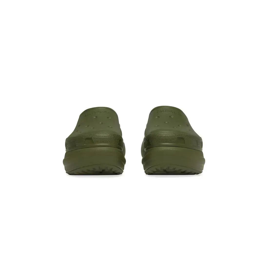 Balenciaga × Crocs o1la1rc1a0525 Crocs™ Mules in Dark Green Size US 6 / EU 39 - 3 Thumbnail