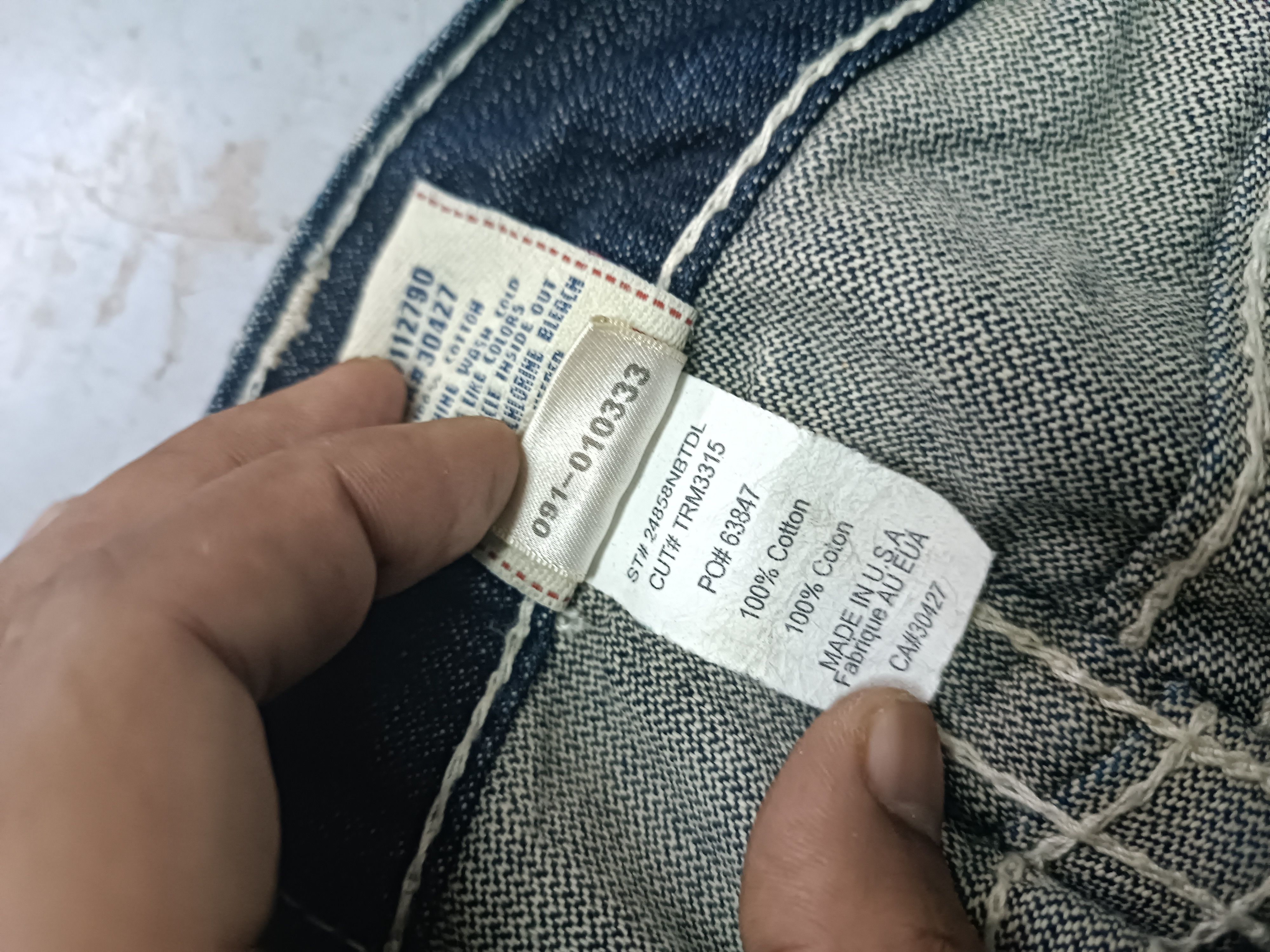 True Religion Vintage 2000 True Religion Billy Big T Grunge Flare Jeans Size US 30 / EU 46 - 20 Thumbnail