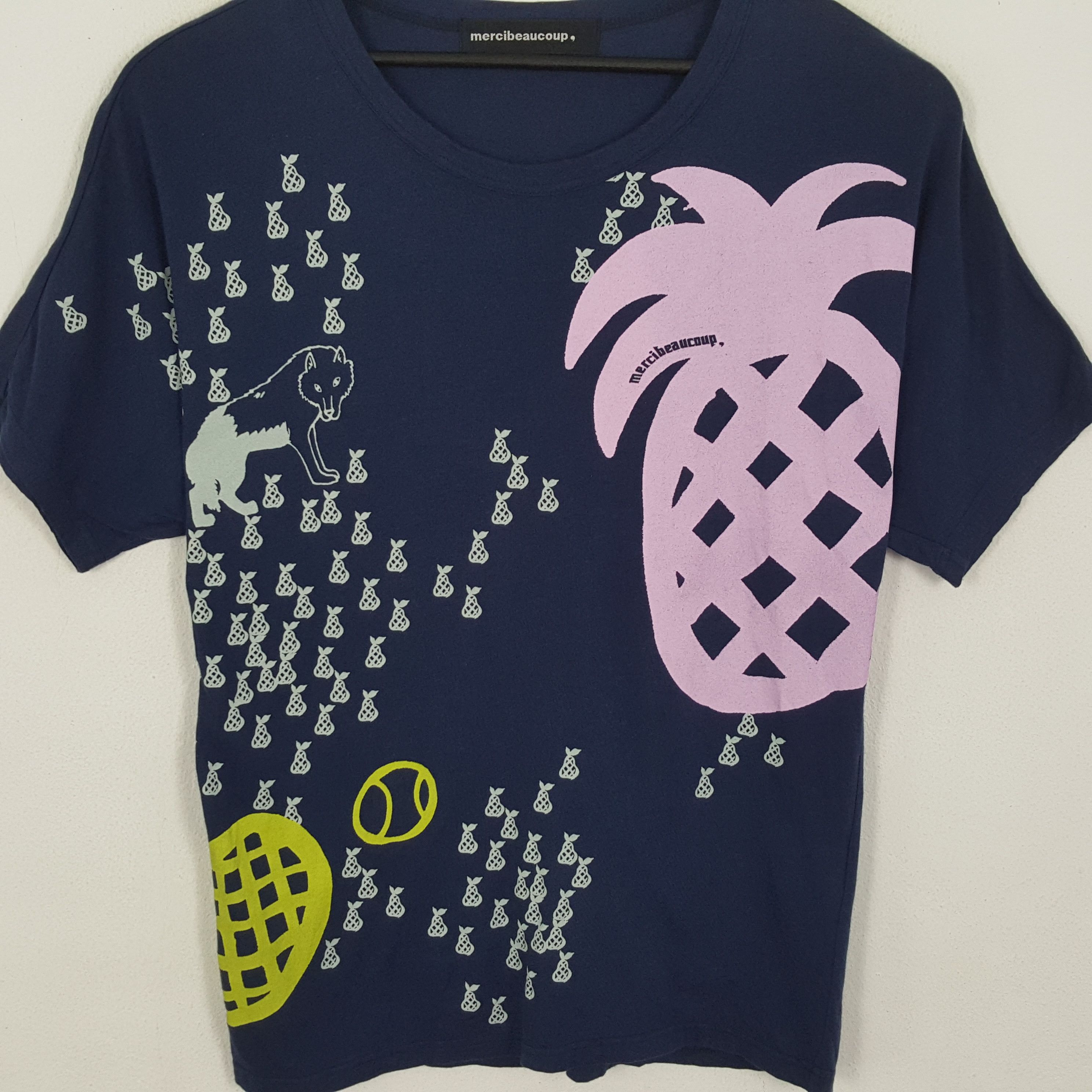 Issey Miyake × Japanese Brand × mercibeaucoup MERCIBEAUCOUP Japanese Designer Brand Issey Miyake Tshirt Size L / US 10 / IT 46 - 2 Thumbnail