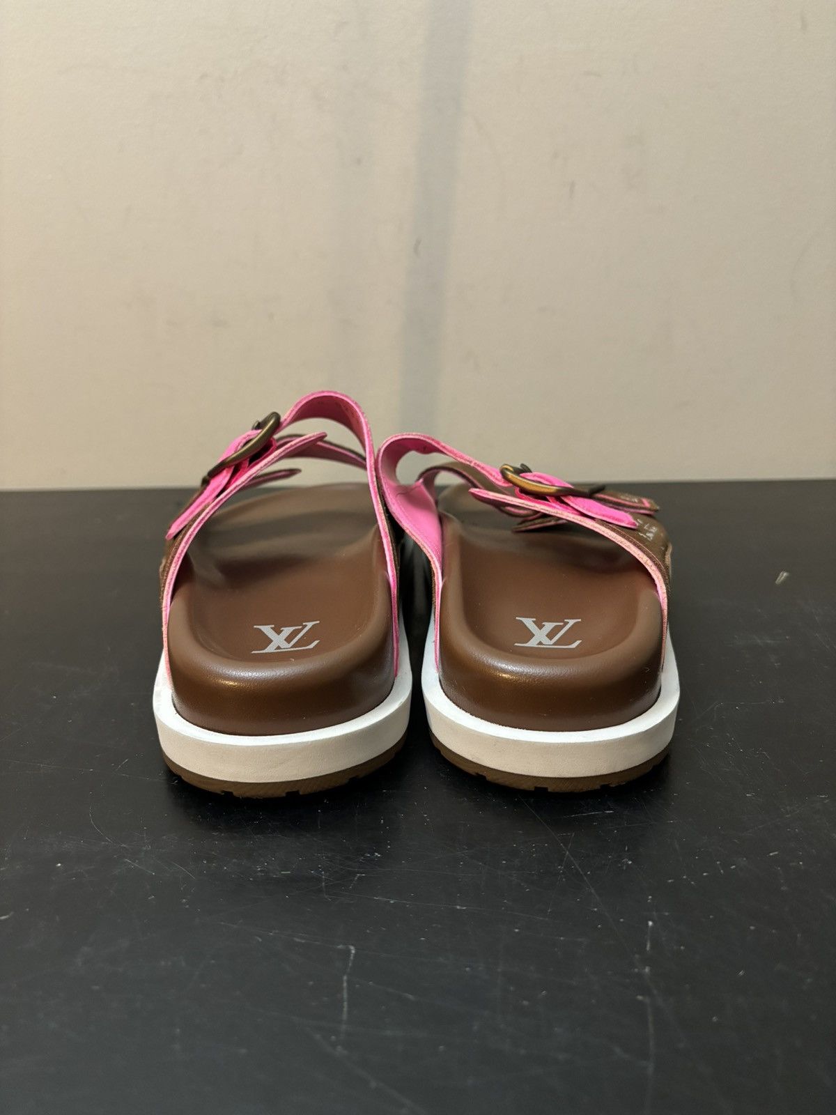 Louis Vuitton Louis Vuitton LV Trainer Mule Sandals Brown Pink Size US 6 / EU 39 - 5 Thumbnail