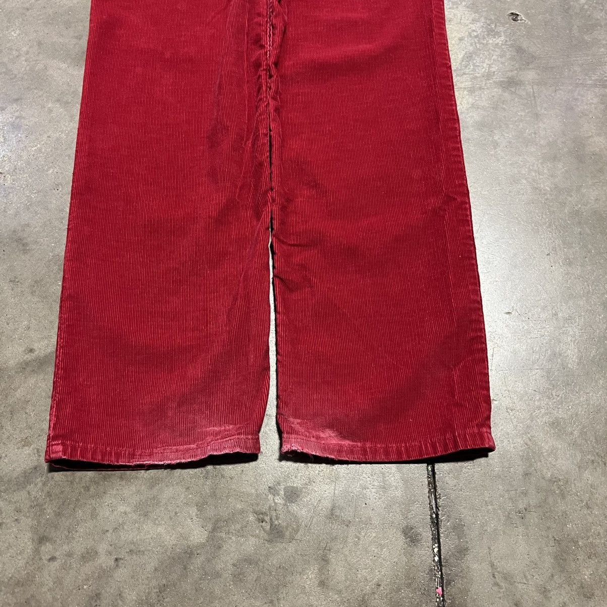 Levi's Vintage 70s Levi’s Red Corduroy Pants Straight Western USA Size US 27 - 4 Thumbnail