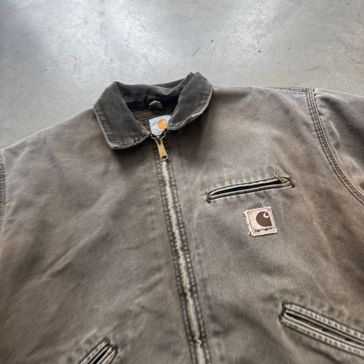 Carhartt Vintage Faded Carhartt Blanket Lined J97 CHT Detroit Jacket Size US L / EU 52-54 / 3 - 4 Thumbnail