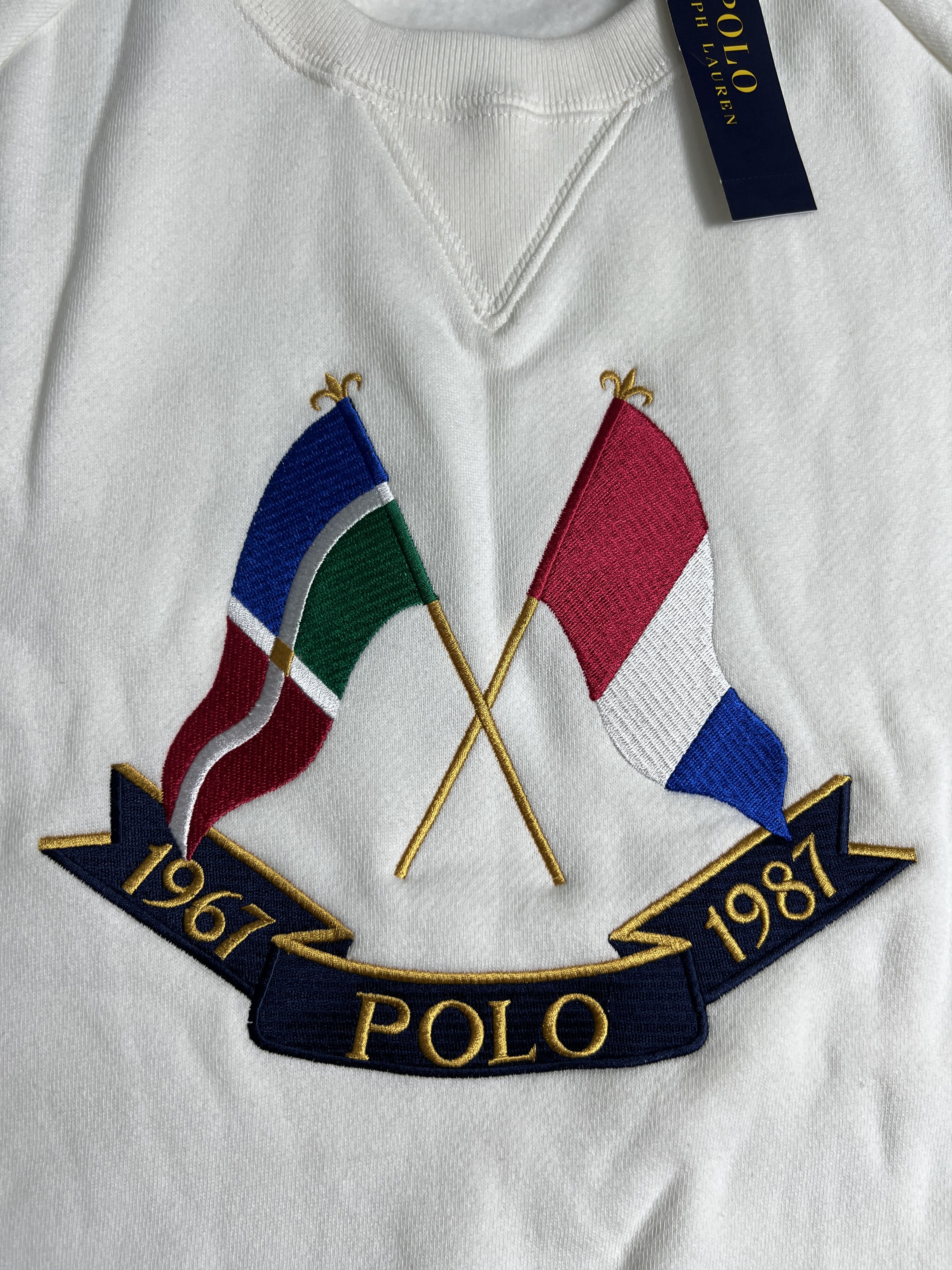 Polo Ralph Lauren *NWT Polo Ralph Lauren Cross Flags Sweatshirt (L) JKA478 Size US L / EU 52-54 / 3 - 2 Thumbnail