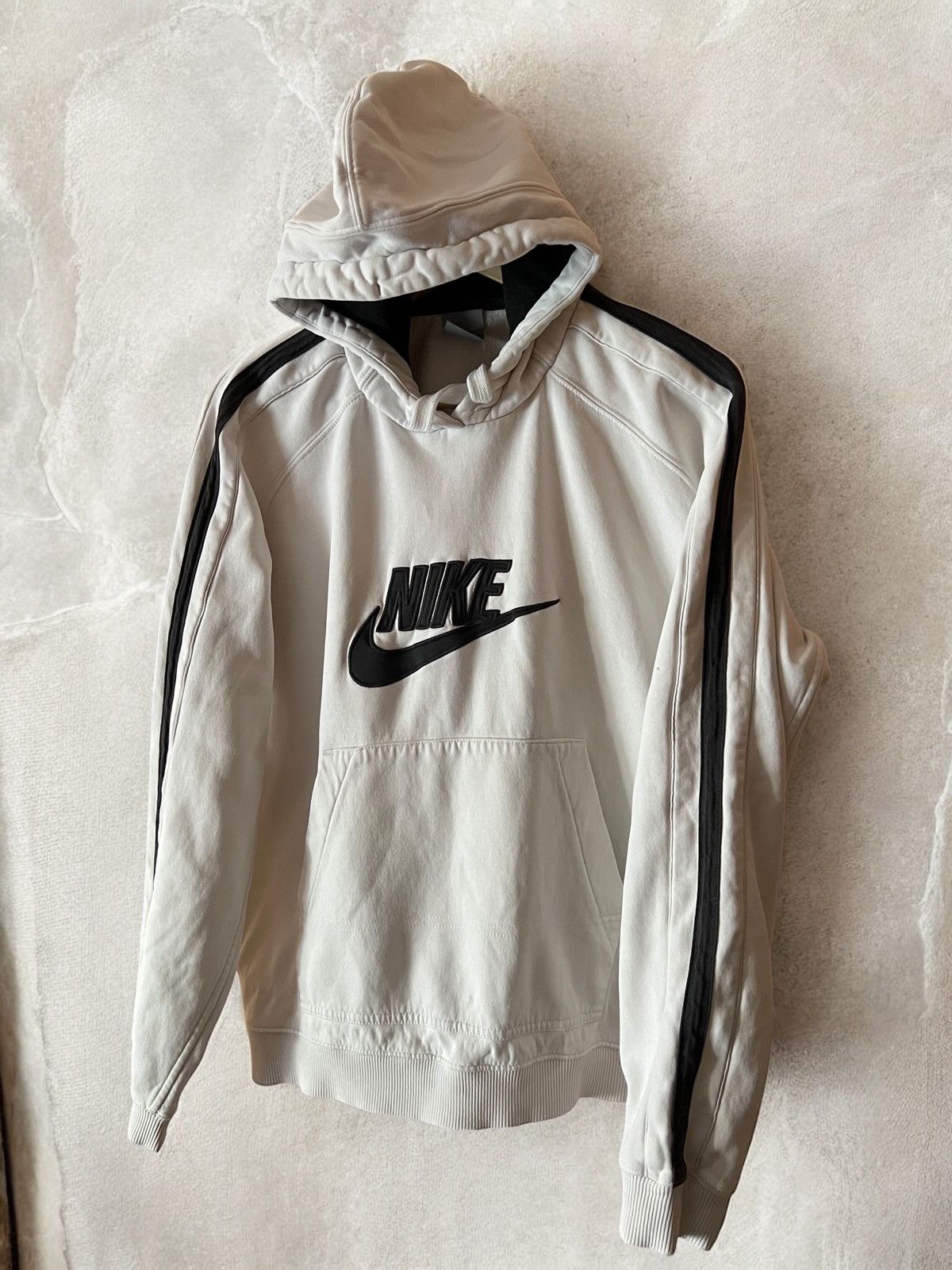 Nike × Vintage NIKE BIG LOGO HEAVY COTTON VINTAGE HOODIE HOODED HOODED y2k Size US S / EU 44-46 / 1 - 4 Thumbnail