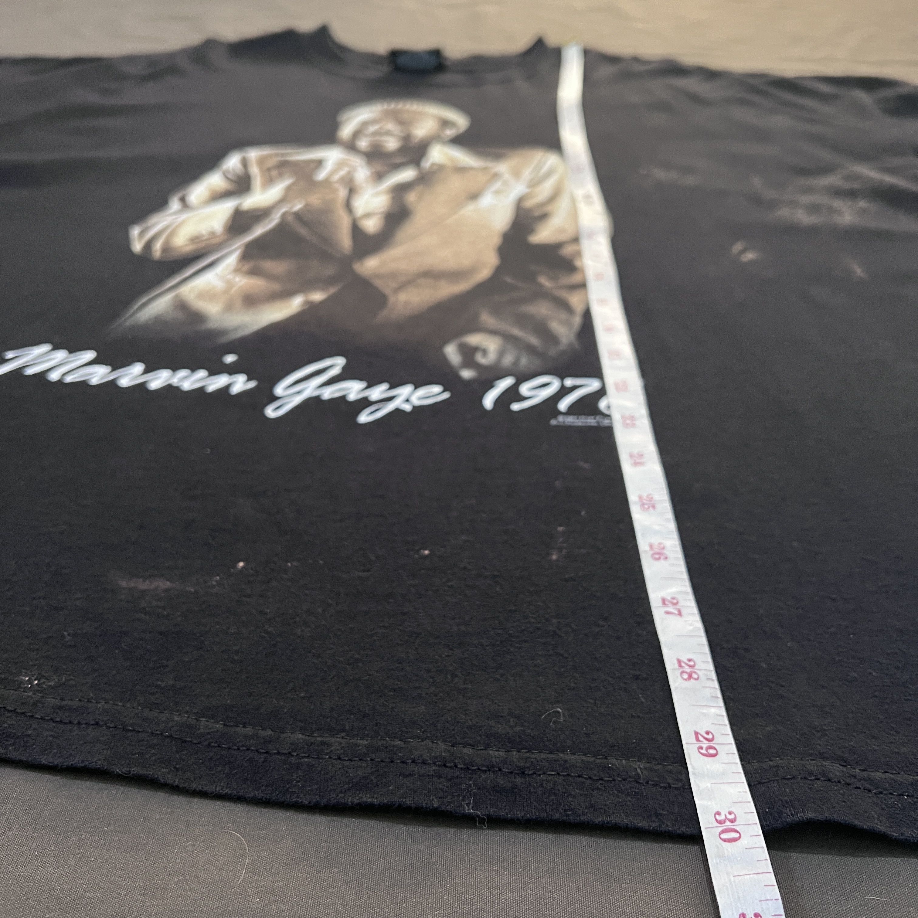 Rap Tees × Vintage × Zion Rootswear Vintage 2004 Marvin Gaye Tee R&B Soul 3XL oversized Size US XXL / EU 58 / 5 - 15 Thumbnail