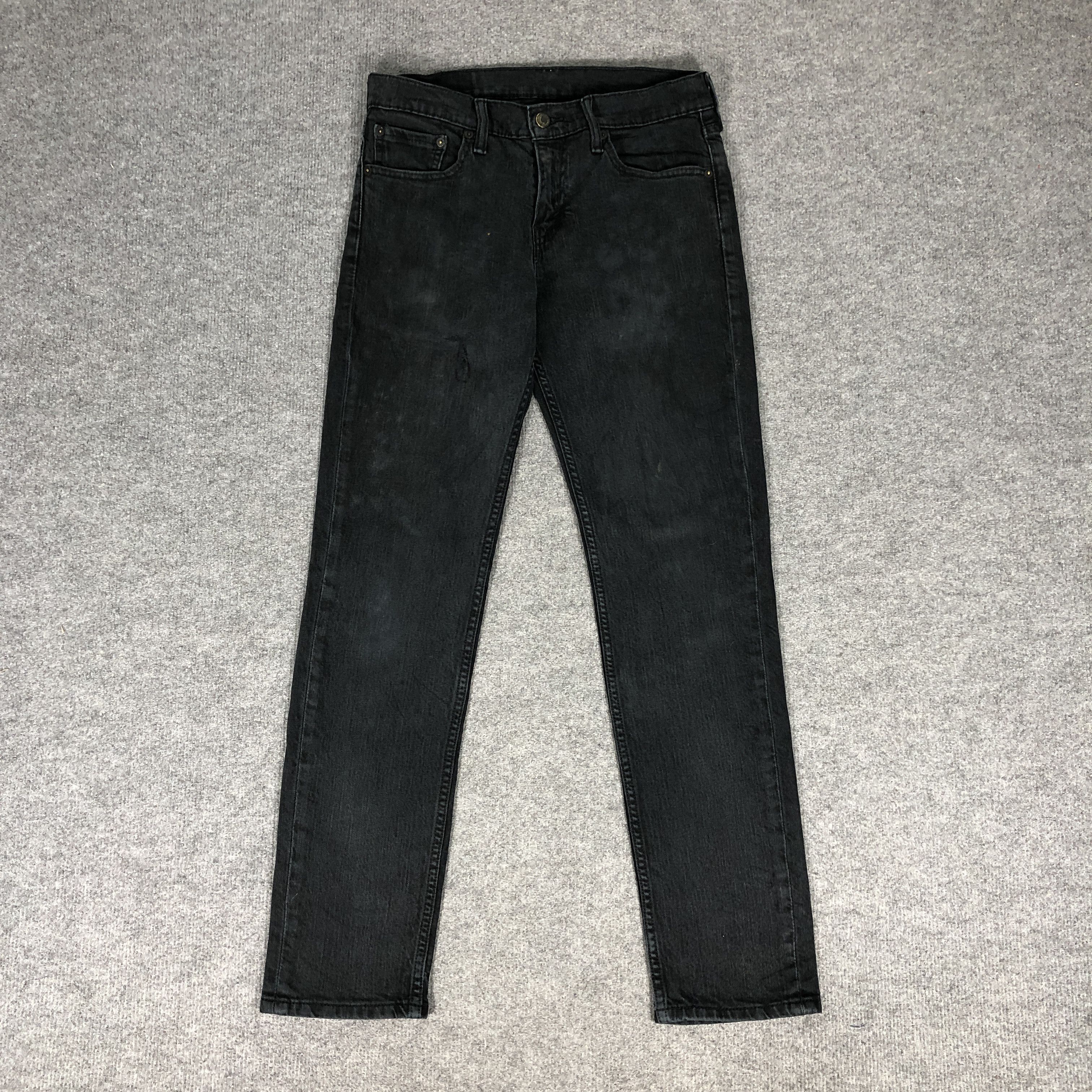 Womens Vintage Levis 511 Jeans Faded Black L889W