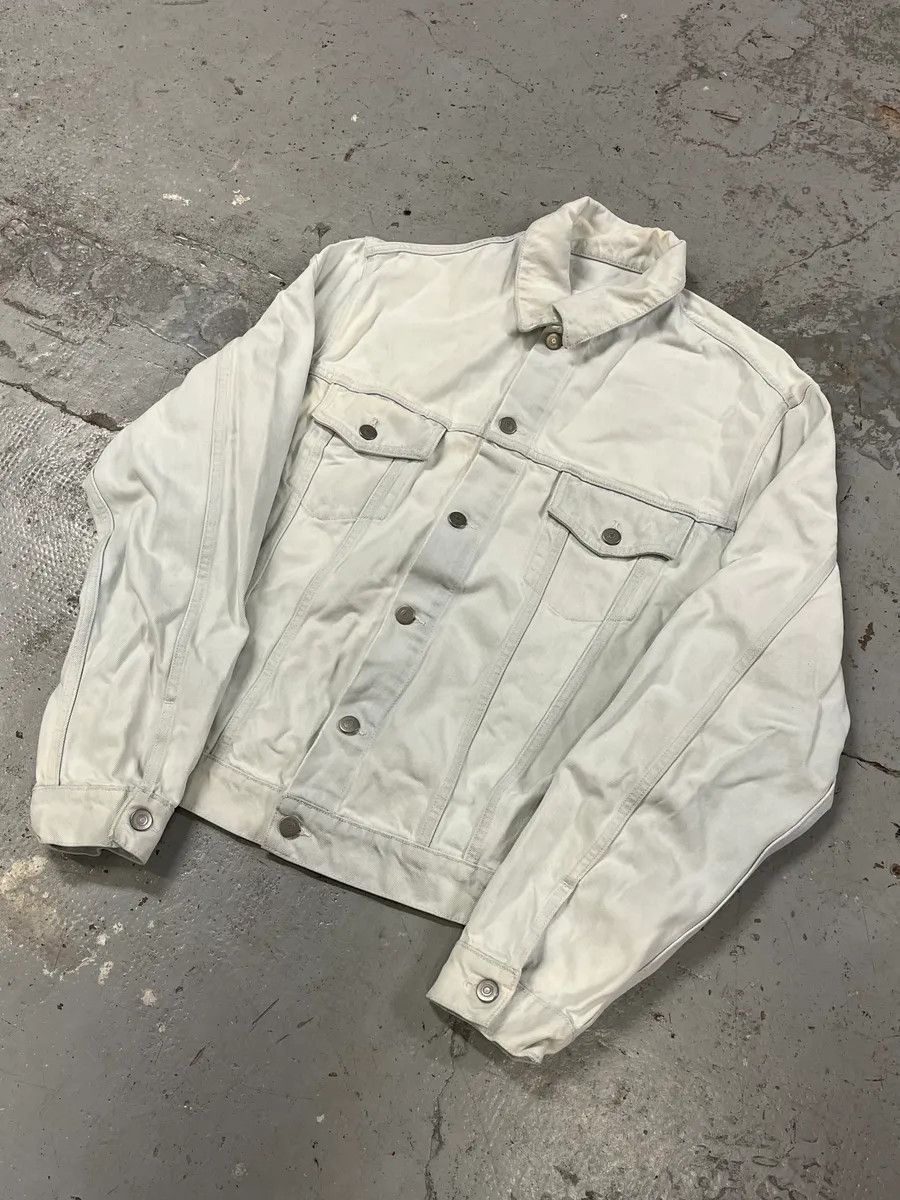 Maison Margiela SS2020 Maison Margiela Stonewashed White Denim Jacket Size US M / EU 48-50 / 2 - 4 Thumbnail