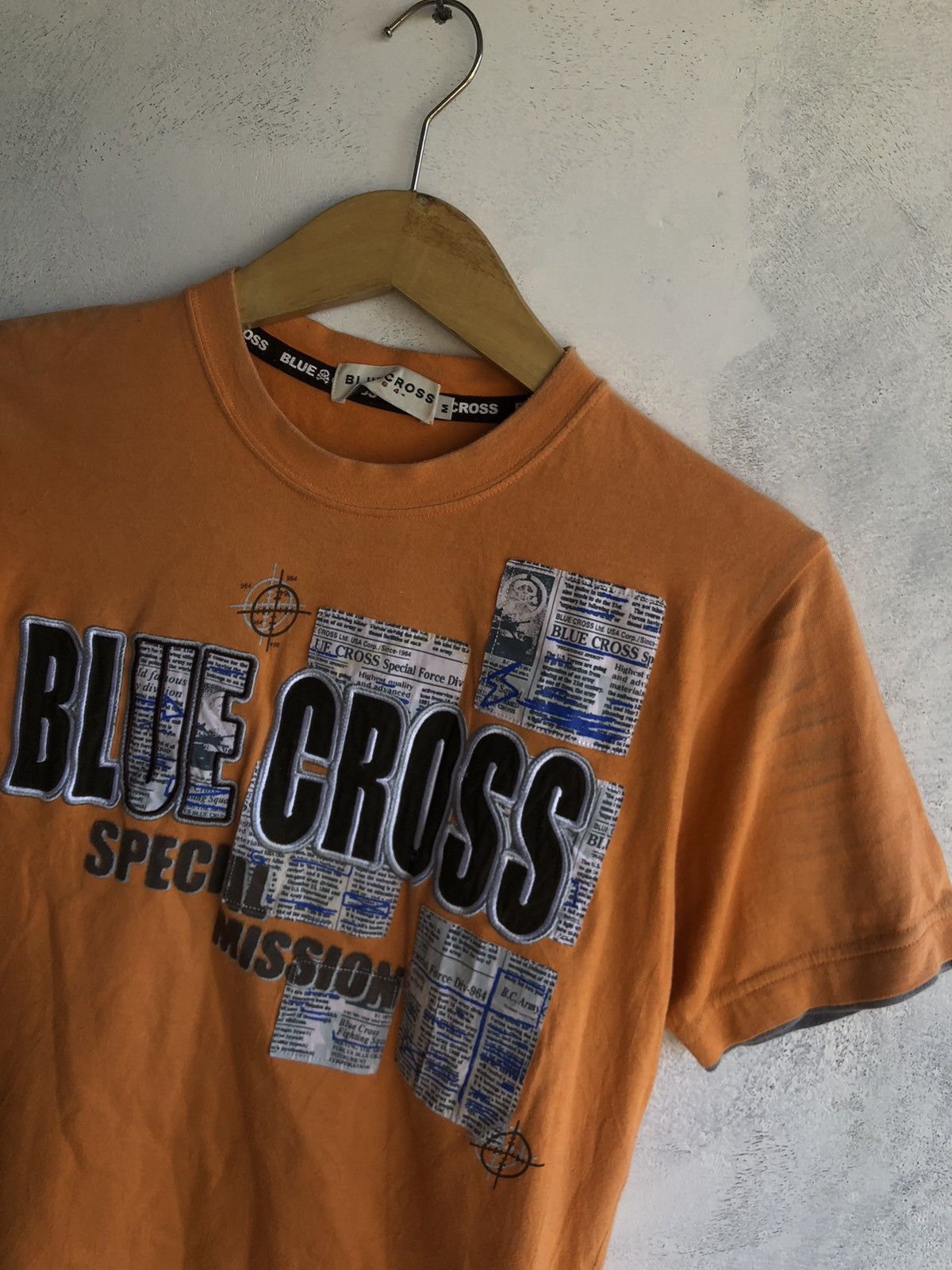 Hysteric Glamour Japanese Poem Blue Cross Special Mission Tshirt Tee Size US M / EU 48-50 / 2 - 3 Thumbnail