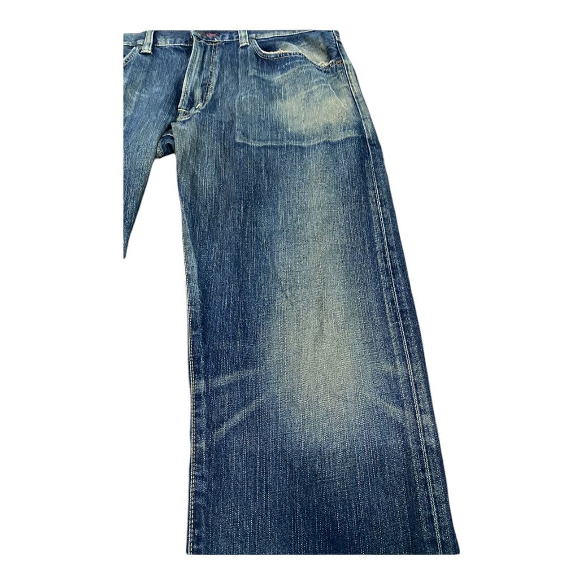 Edwin × Japanese Brand × Vintage Edwin Lot 504 Regular Straight Cut Pants Indigo Jeans Size US 36 / EU 52 - 4 Thumbnail