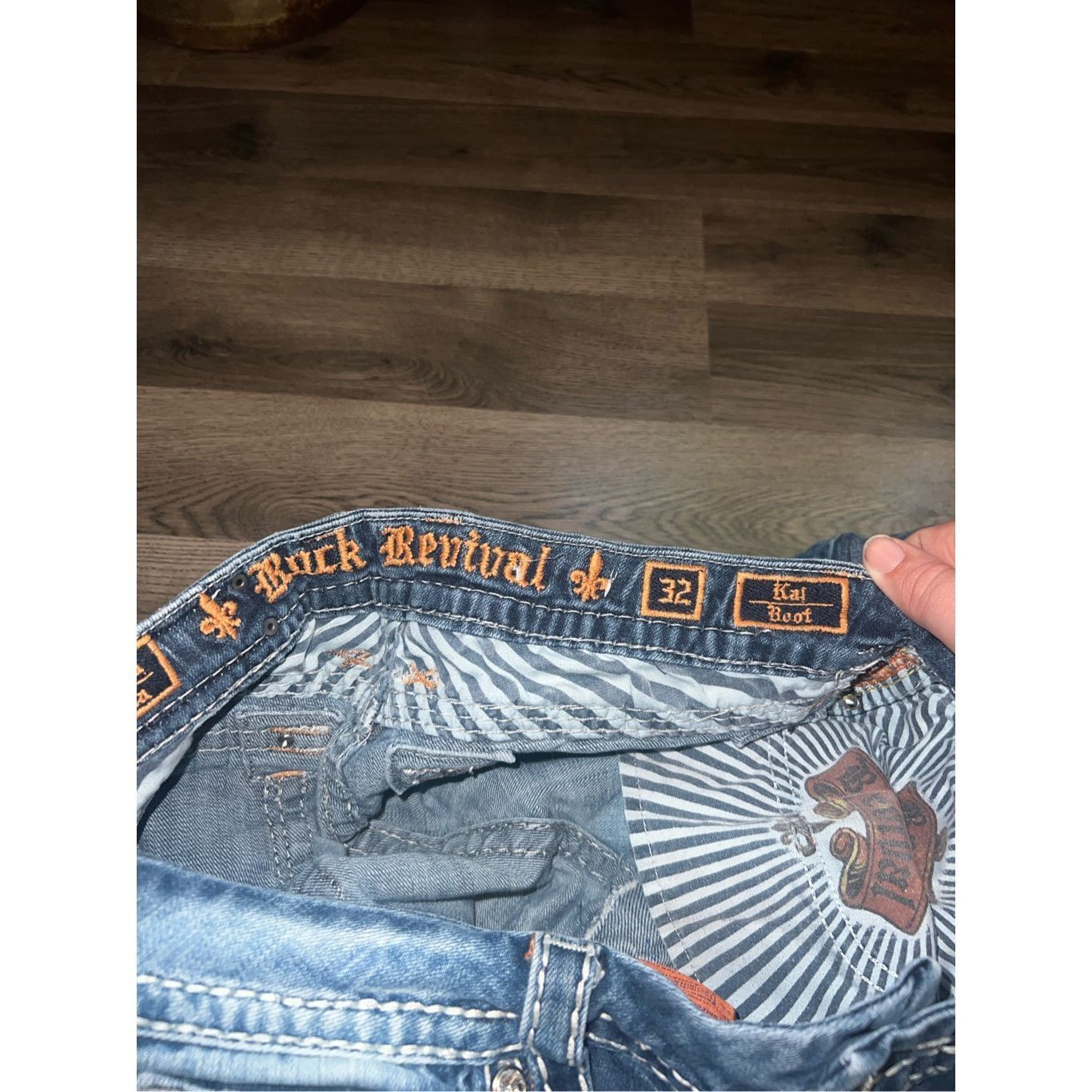 Rock Revival Rock Revival Kai Bootcut Jeans Woman’s Size 32 - See Descrip Size 32" / US 10 / IT 46 - 9 Thumbnail