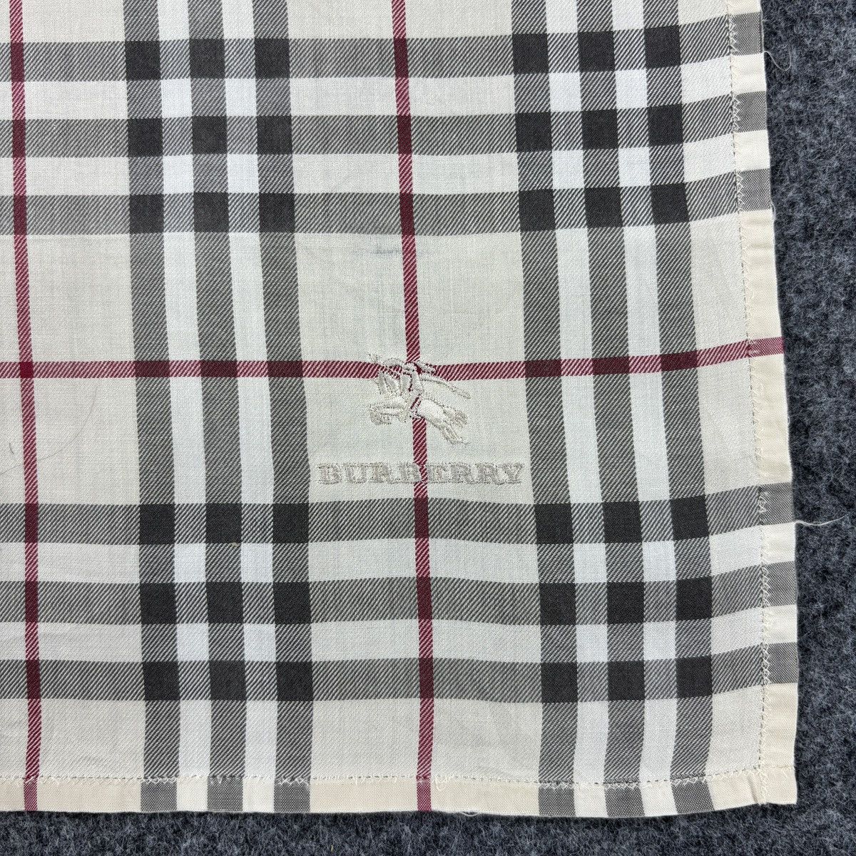 Burberry × Vintage Handkerchief # E027 # Bandana # Neckerchief Size ONE SIZE - 3 Thumbnail