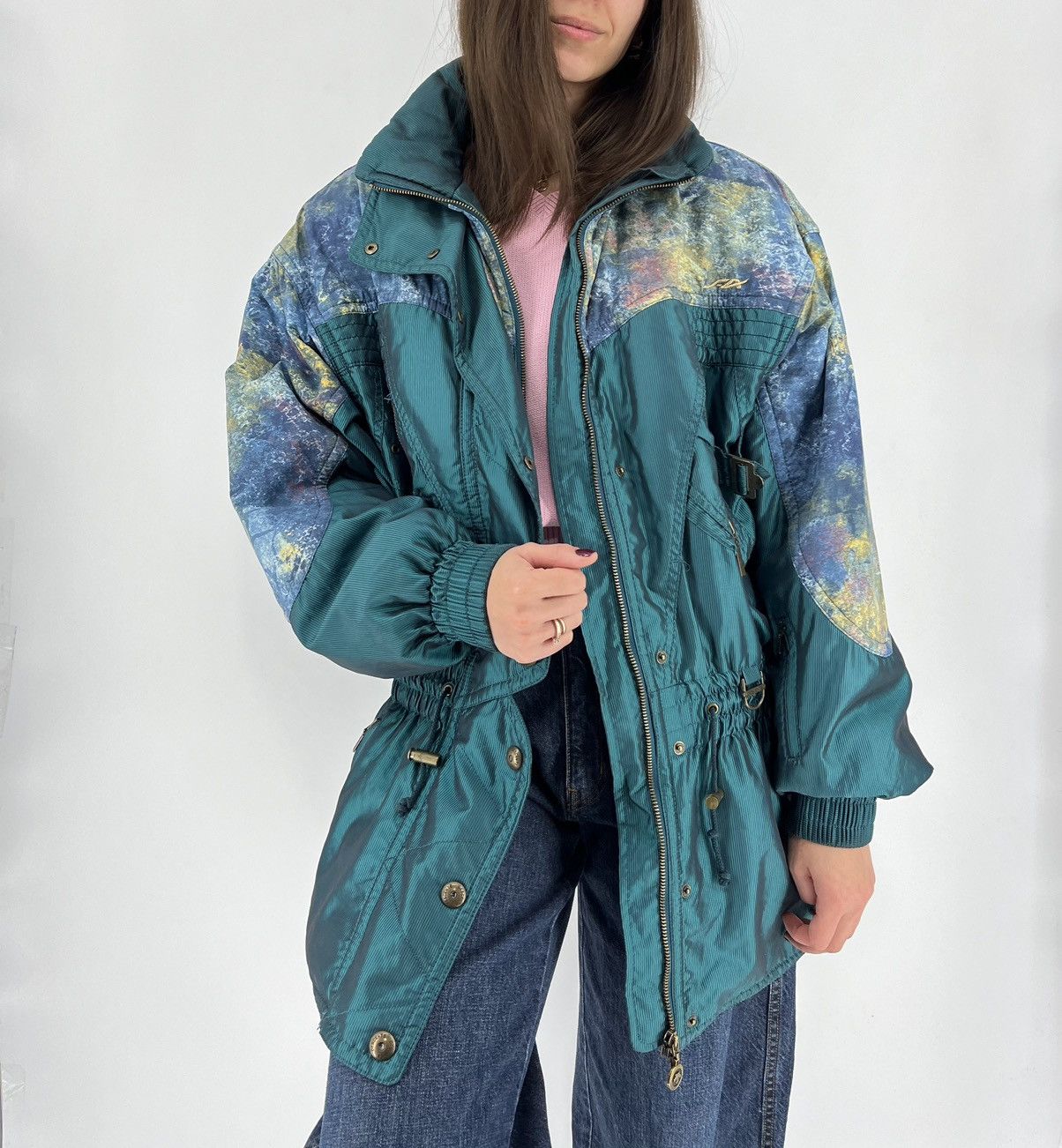 Descente × Japanese Brand Descente Japan Multicolor Utility Ski Wear Japan Jacket Size XL / US 12-14 / IT 48-50 - 1 Thumbnail