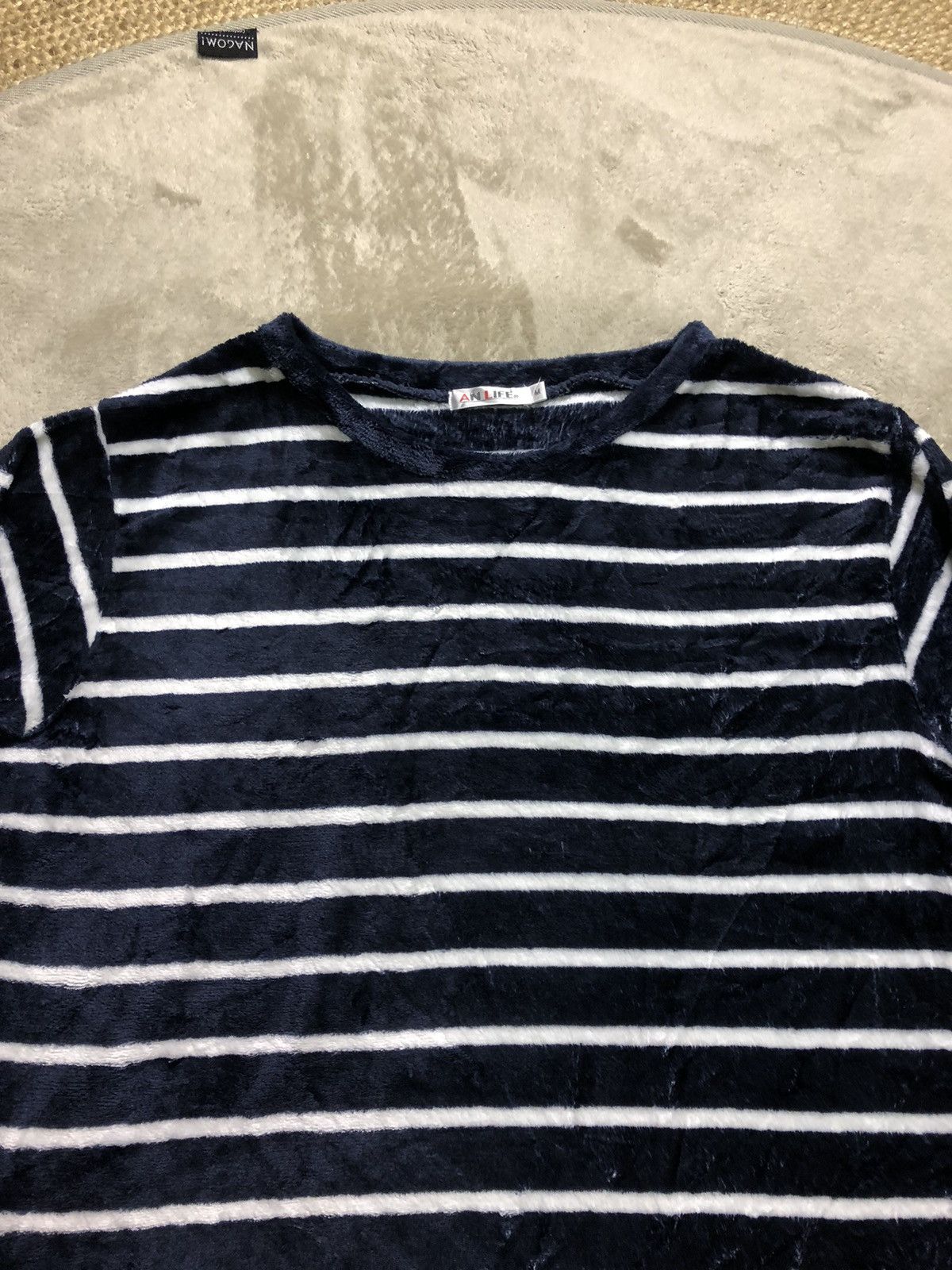 Vintage Vintage Stripe Mohair Kurt Cobain Style Sweater Size US M / EU 48-50 / 2 - 3 Thumbnail