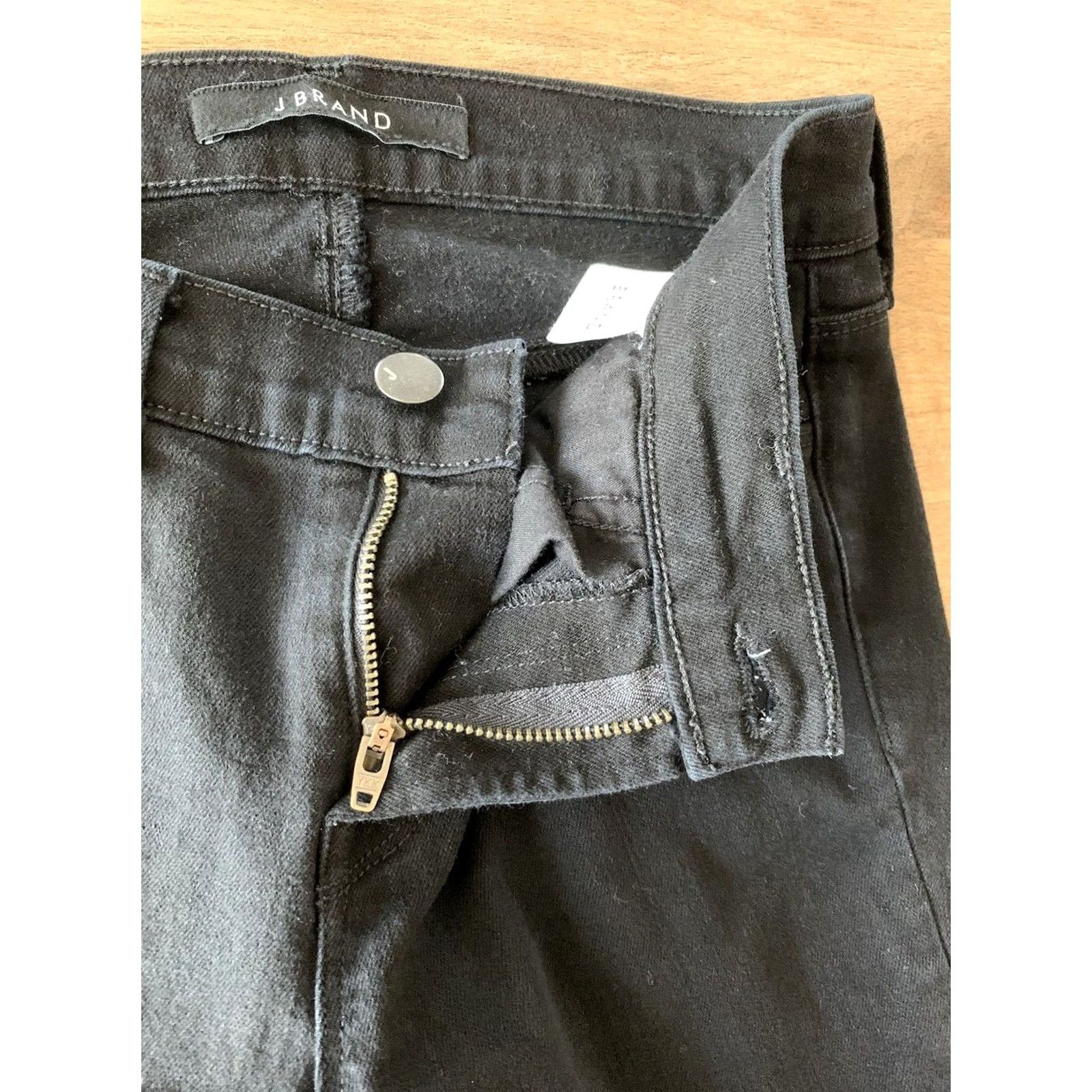 J Brand J Brand Martini Shadow Black Flare Jeans Women's 25 Slim Bootcut Stretch Denim Skinny not applicable Size 26" / US 2 / IT 38 - 6 Thumbnail