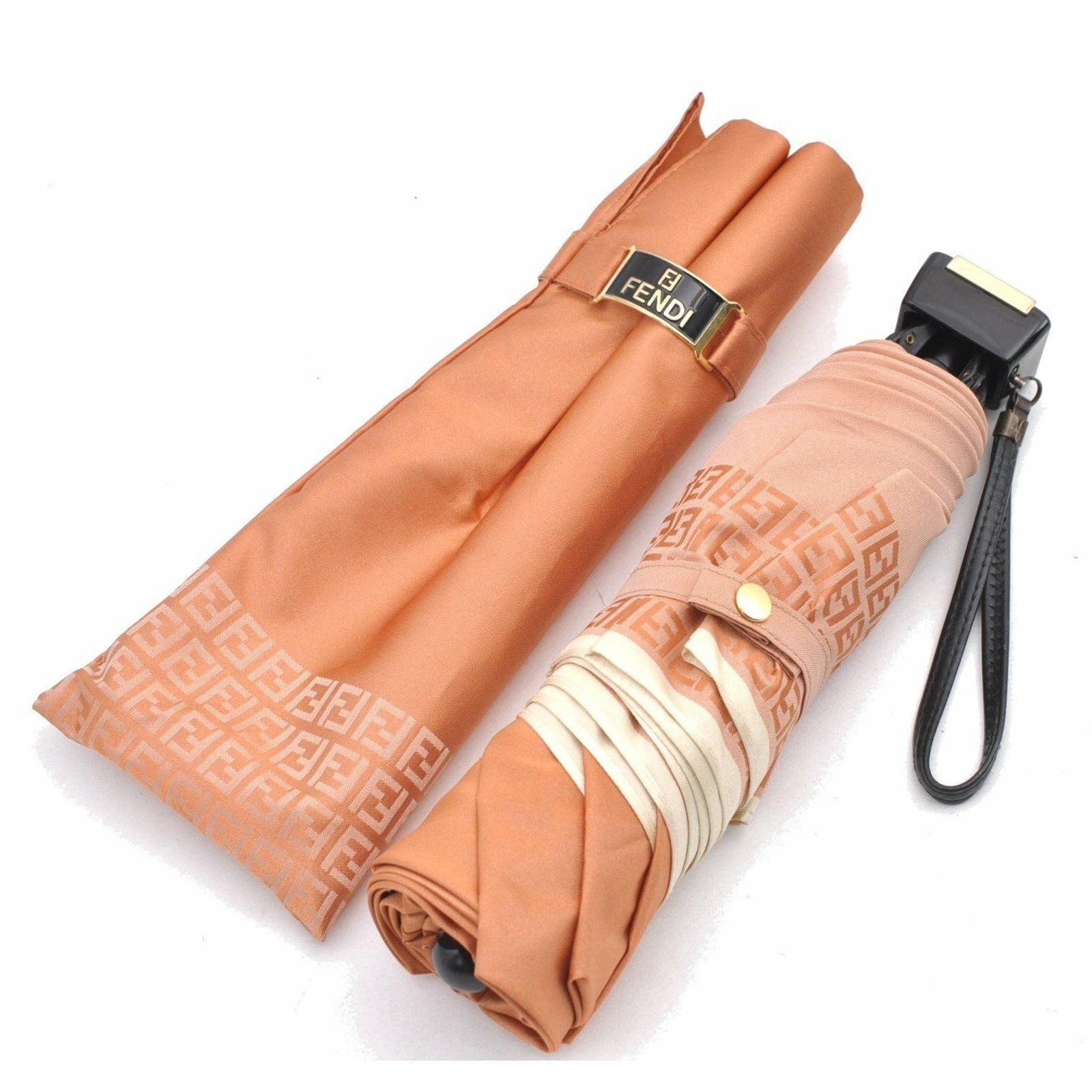 FENDI Zucca Umbrella Orange