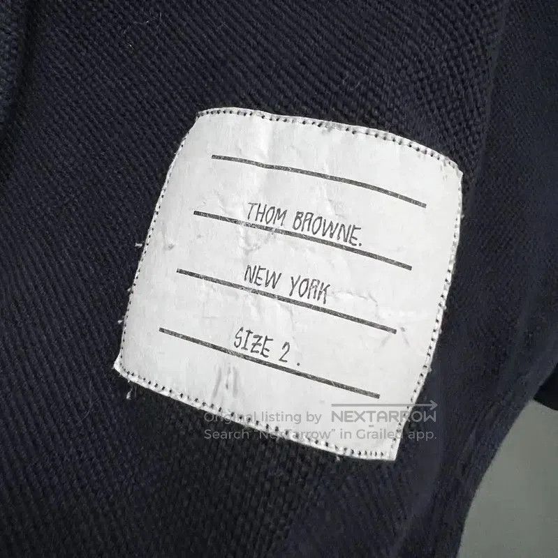 Thom Browne Thom Browne Navy Long Sleeve Shirt for Men . Size US M / EU 48-50 / 2 - 2 Thumbnail