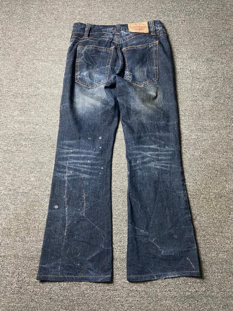 Japanese Brand Original Jeans Brand Distressed Ripped Jeans (171) Size US 32 / EU 48 - 2 Thumbnail