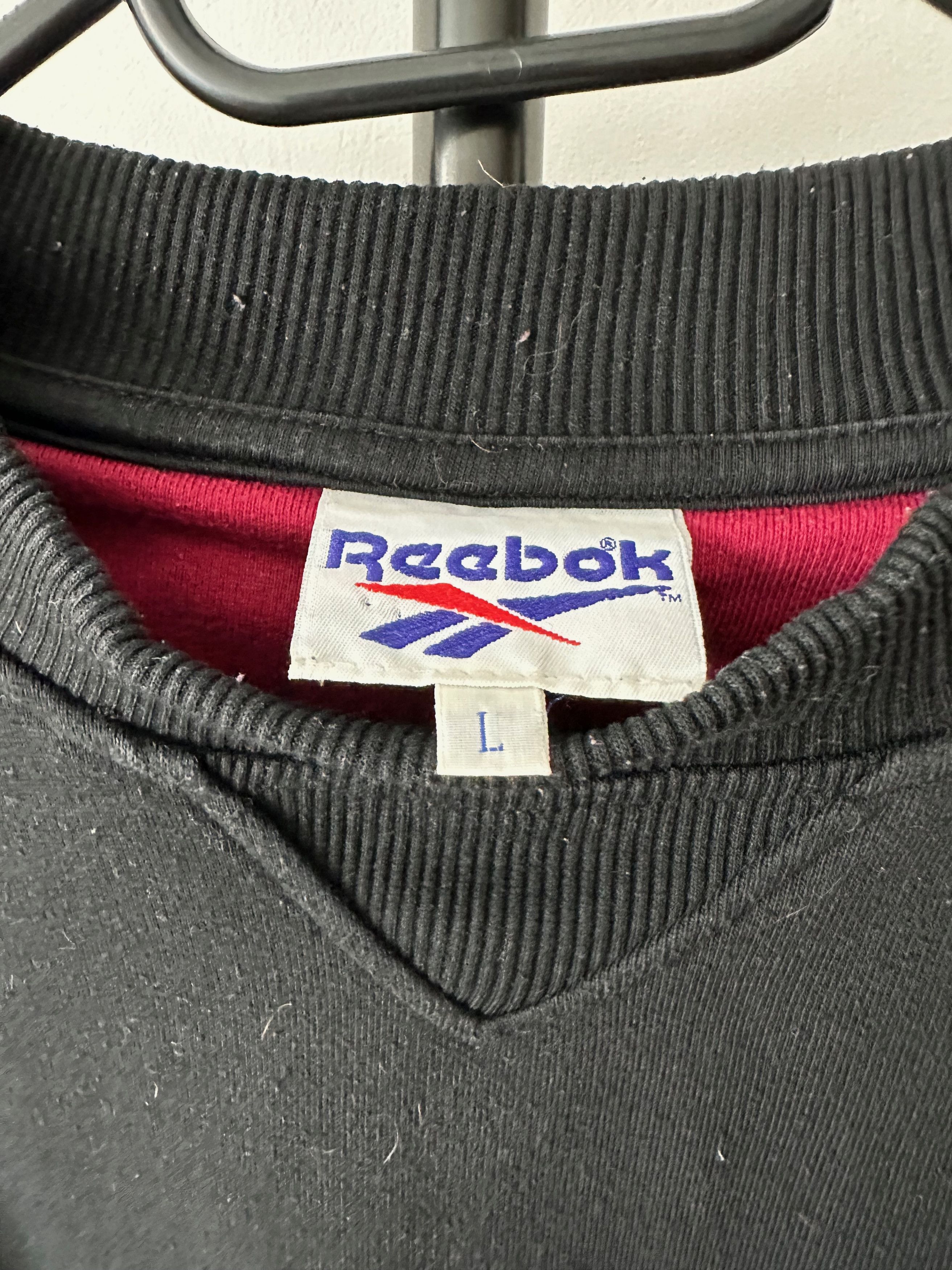 Reebok 90's REEBOK crew neck sweatshirt black Size US L / EU 52-54 / 3 - 5 Thumbnail