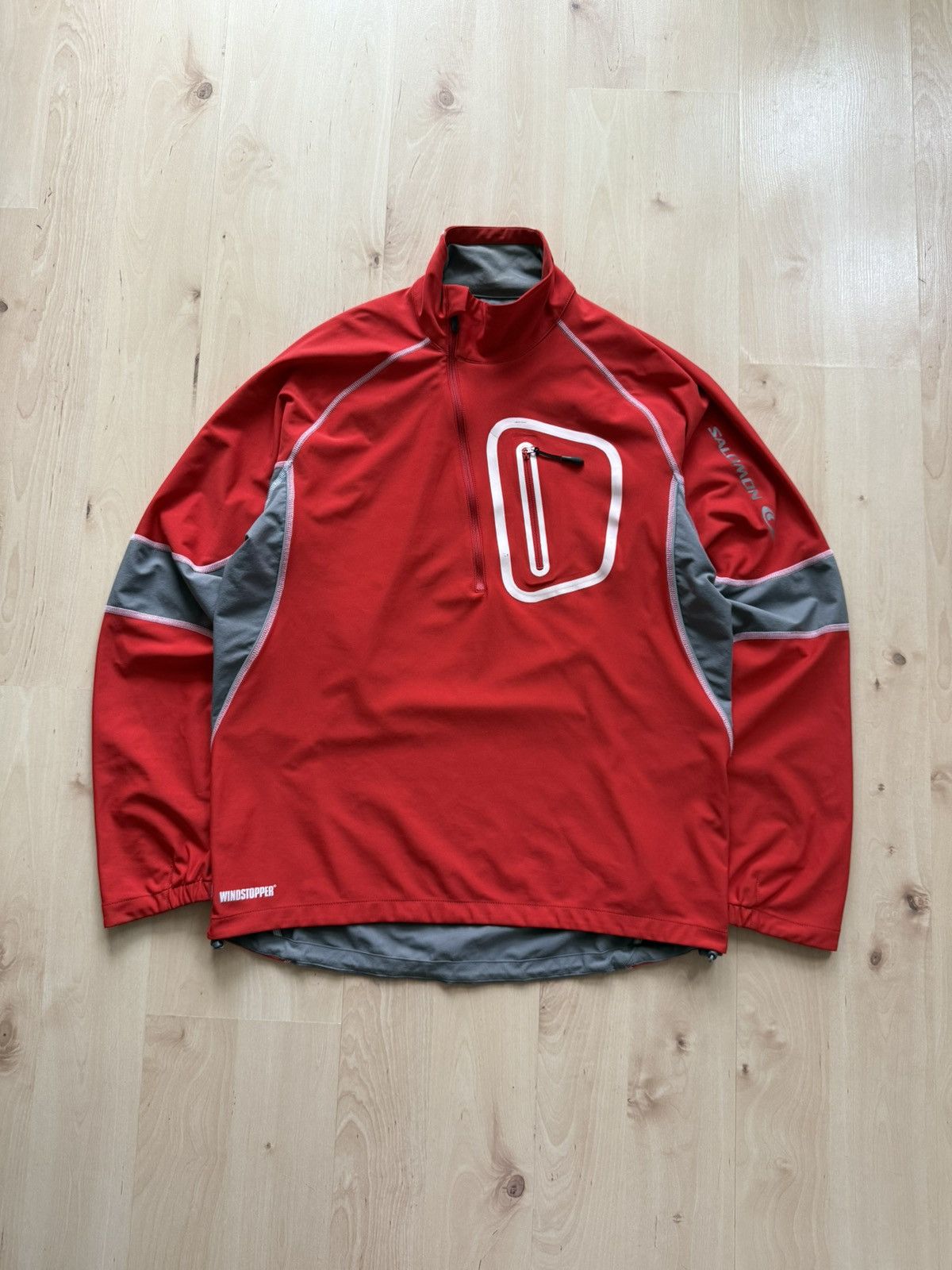 Salomon Salomon half zip Windstopper jacket Size US M / EU 48-50 / 2 - 1 Thumbnail