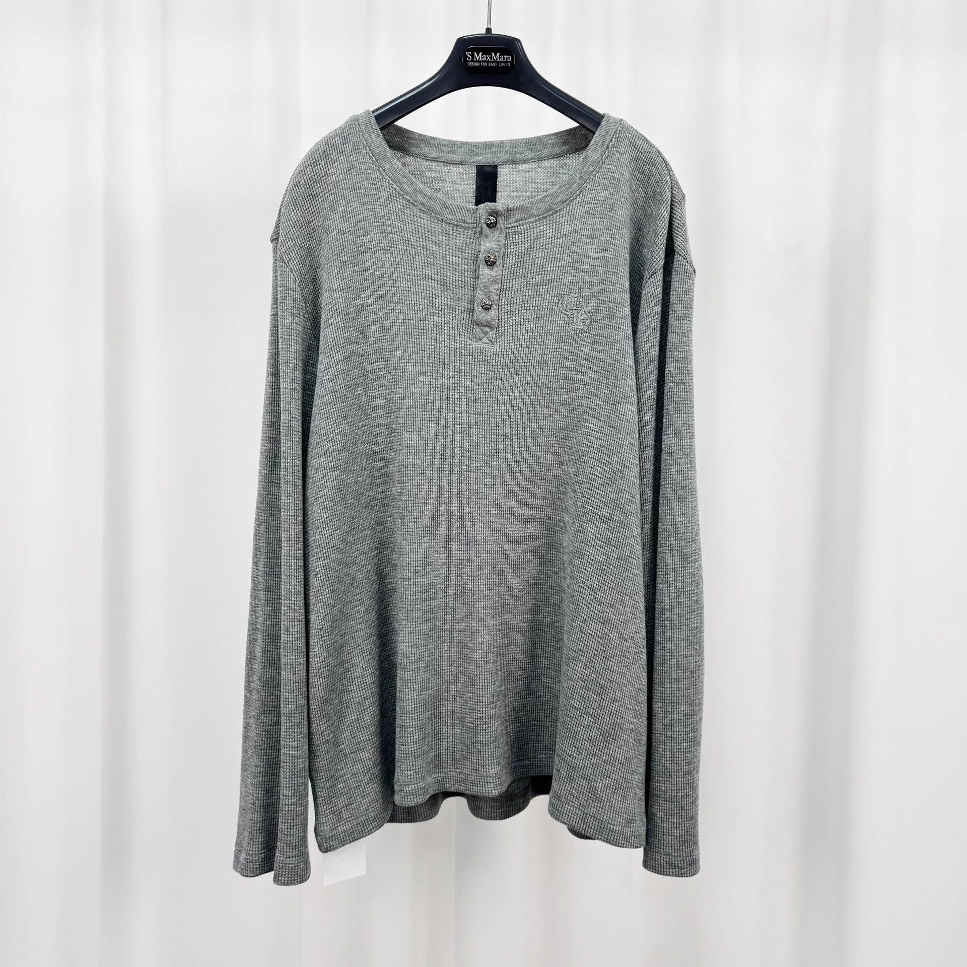 Chrome Hearts Chrome Hearts Embroidered Waffle SilverBuckle LS XL Size US XL / EU 56 / 4 - 1 Thumbnail