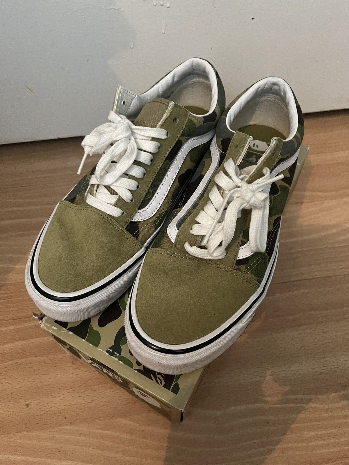 image of & Bape Old Skool 36 D Shoes in Camo, Men's (Size 8.5)