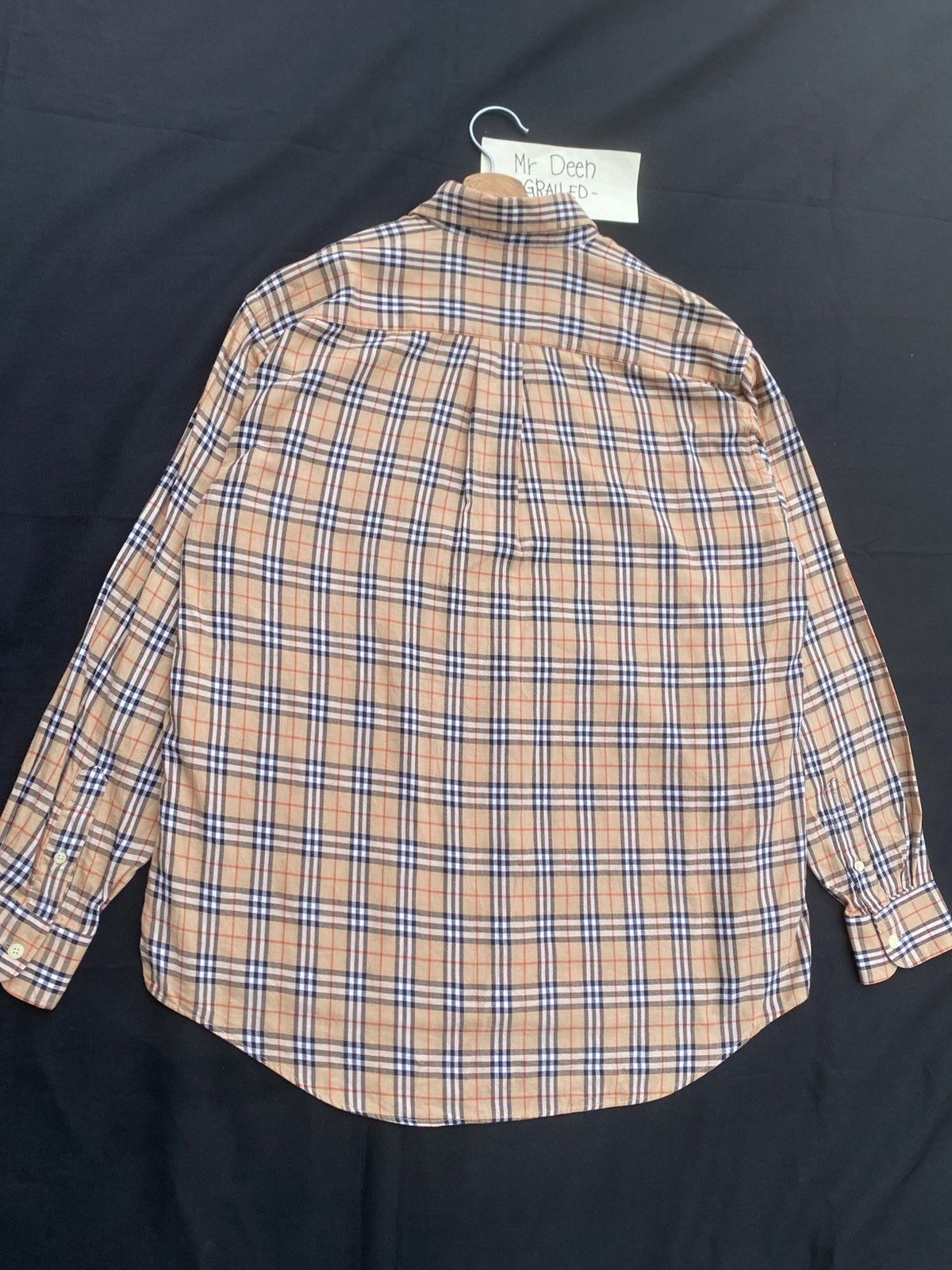 Burberry Rare Vintage Burberry Longsleeve Buttons Checkered Shirt Size US L / EU 52-54 / 3 - 22 Thumbnail