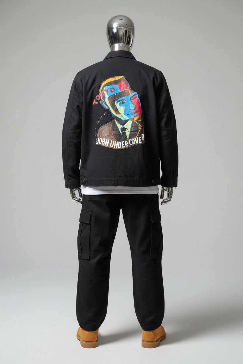 希少 L John UNDERCOVER SOUVENIR JACKET 15 John Undercover × Undercover John Undercover Tiger Sukajan