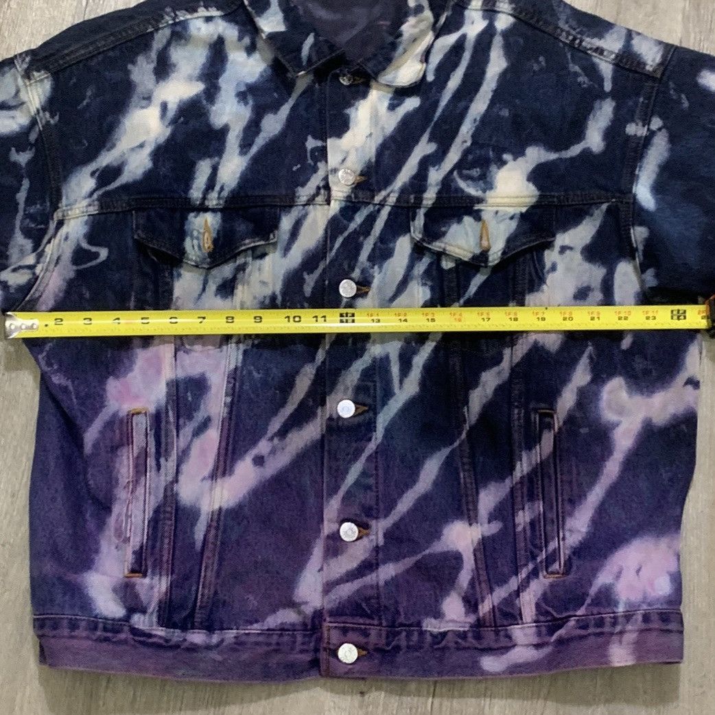 Vintage Land & Sky Custom Denim Jacket (Bleached + Dyed) Size US XL / EU 56 / 4 - 4 Thumbnail