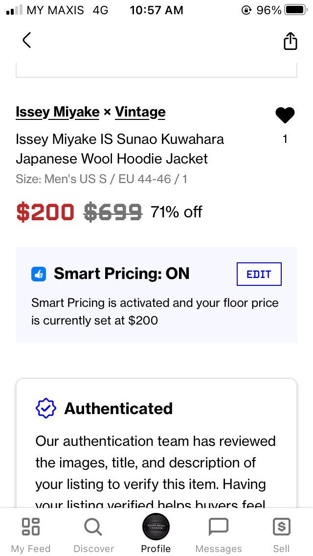 Issey Miyake × Japanese Brand × Vintage Issey Miyake IS Sunao Kuwahara Japanese Wool Hoodie Jacket Size US S / EU 44-46 / 1 - 10 Thumbnail