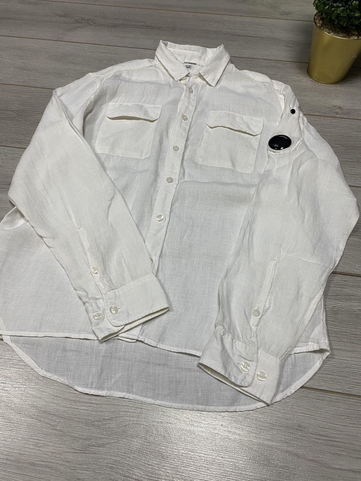 C.P. Company CP company linen buttons Lens pocket shirt Size US M / EU 48-50 / 2 - 5 Thumbnail