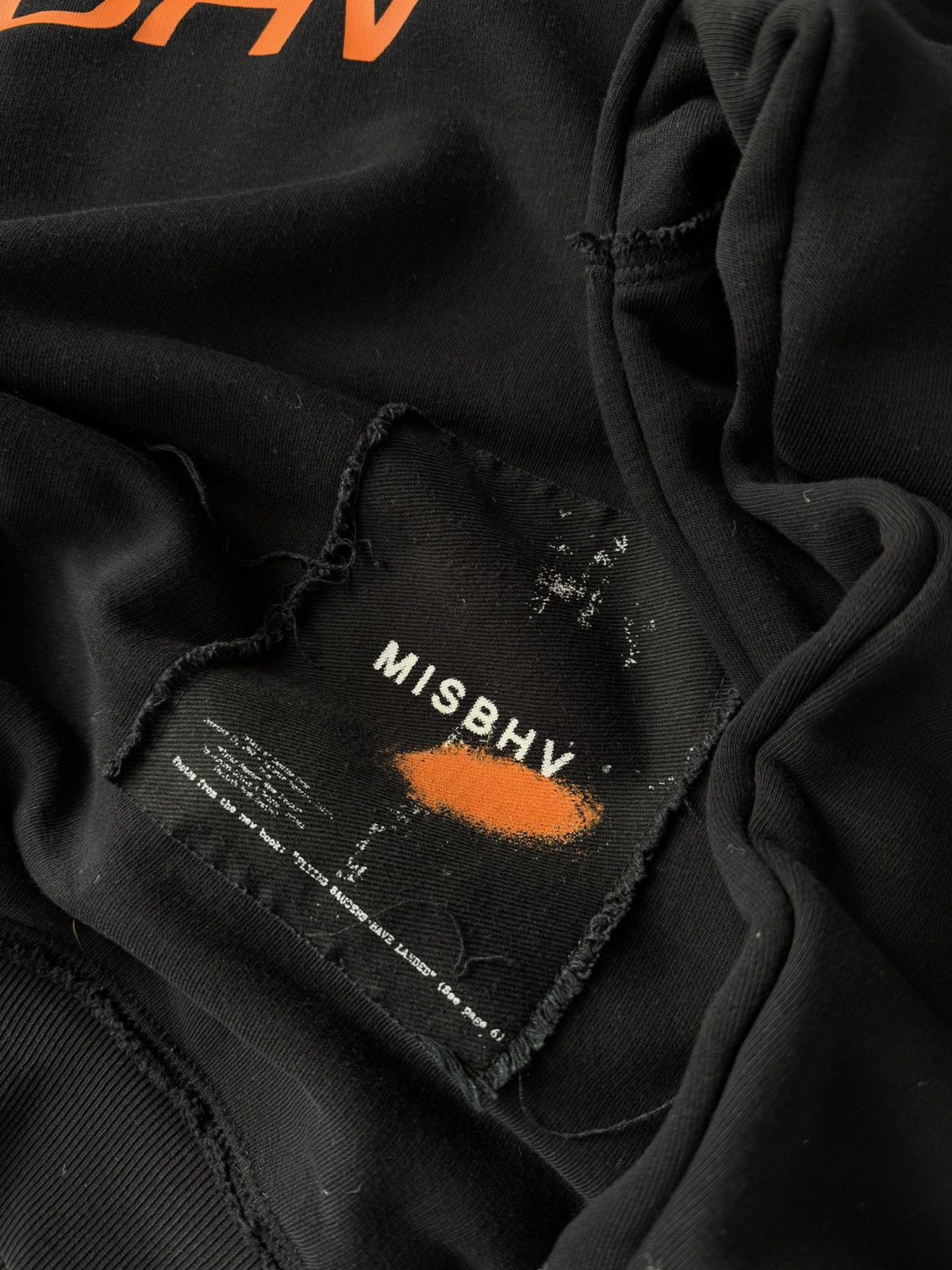 Misbhv MISBHV x UFO Print Boxy Fit Hoodie Distressed Type Hoodie Size US M / EU 48-50 / 2 - 16 Thumbnail