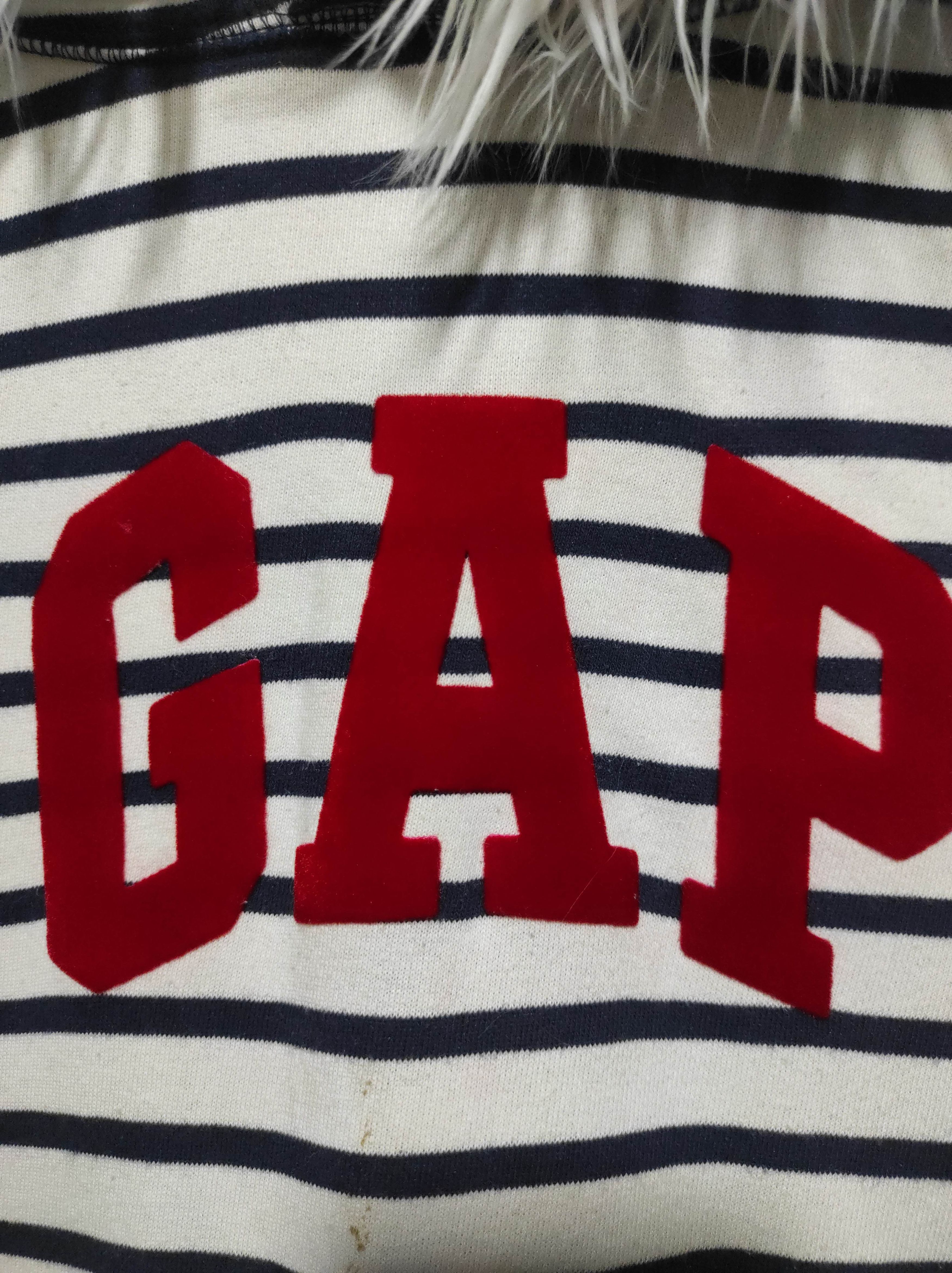 Gap GAP Stripe Fur Hoodie i6w9 Lgb Style Size US XXS / EU 40 - 4 Thumbnail